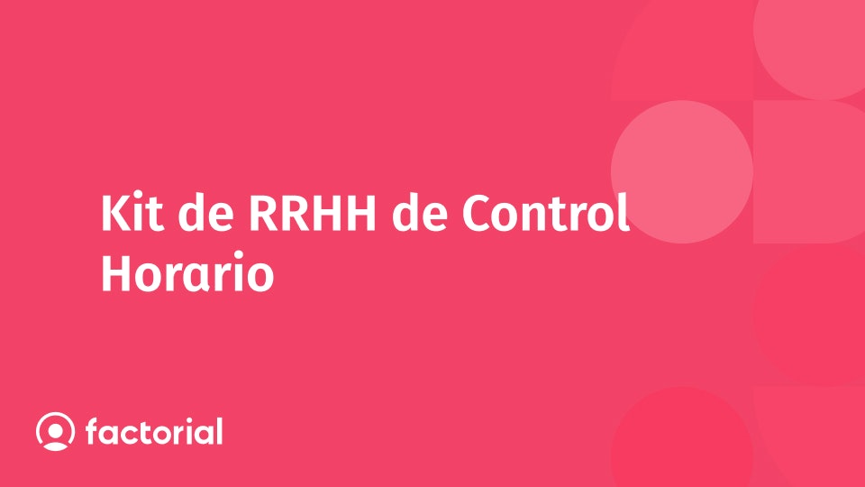 Kit de control horario en empresas Kit de control horario en empresas