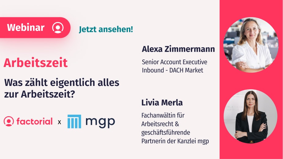 Webinar mit Arbeitsrechtlerin Livia Merla über die Arbeitszeit