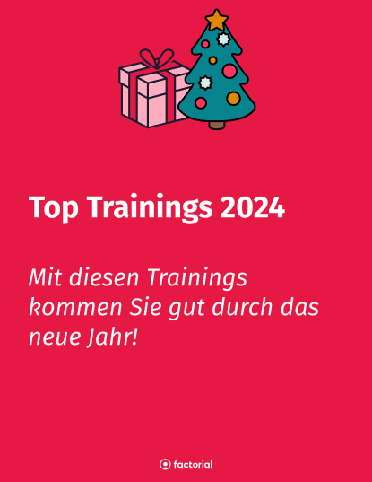 Trainings-Empfehlungen für 2024