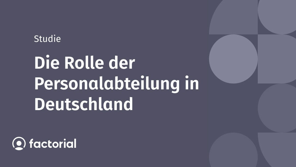 Die Rolle der Personalabteilung in Deutschland Die Rolle der Personalabteilung in Deutschland