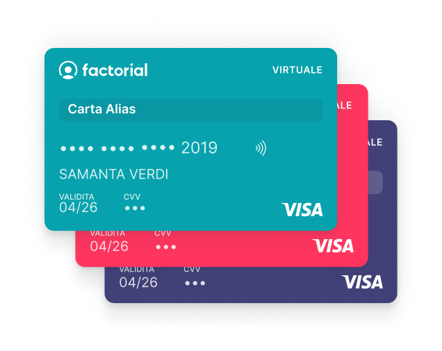 3 Factorial Cards, le carte di credito aziendali per una migliore gestione delle note spese