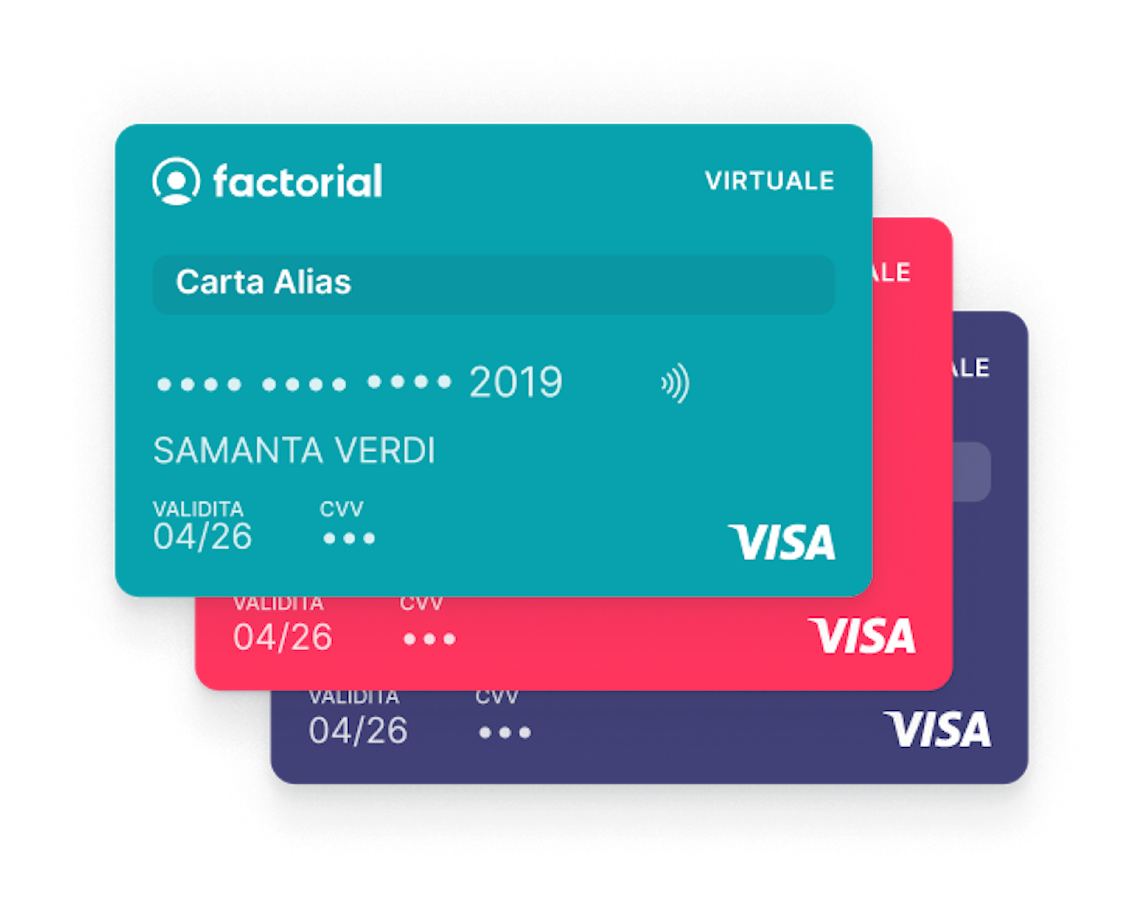 3 carte di credito aziendali di Factorial
