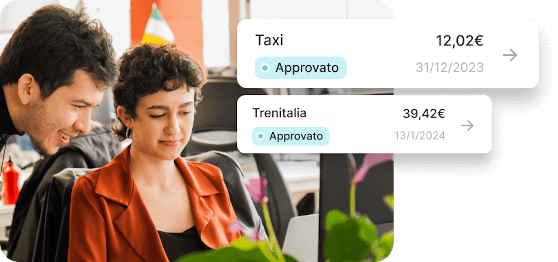 Dipendenti che caricano le spese fatte con le carte di credito aziendali di Factorial