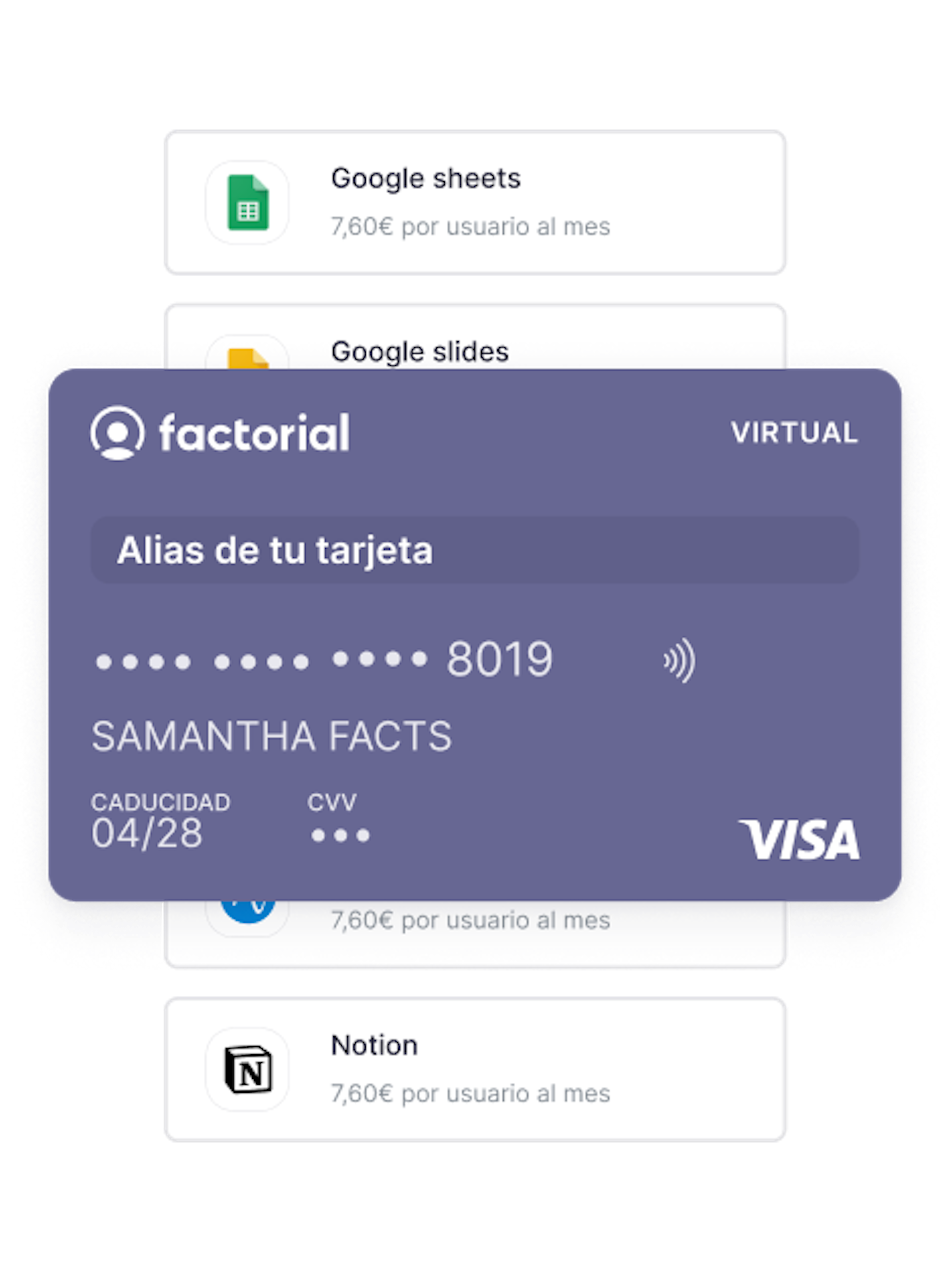 factorial cards