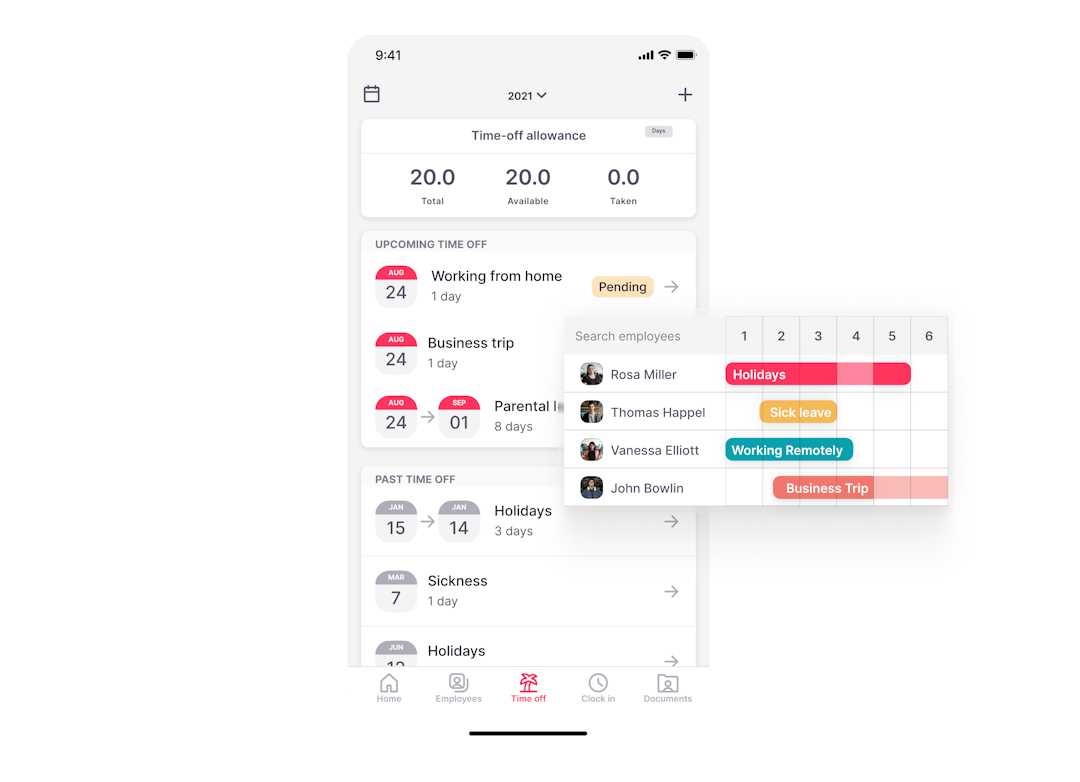 Download the HR mobile application - Factorial