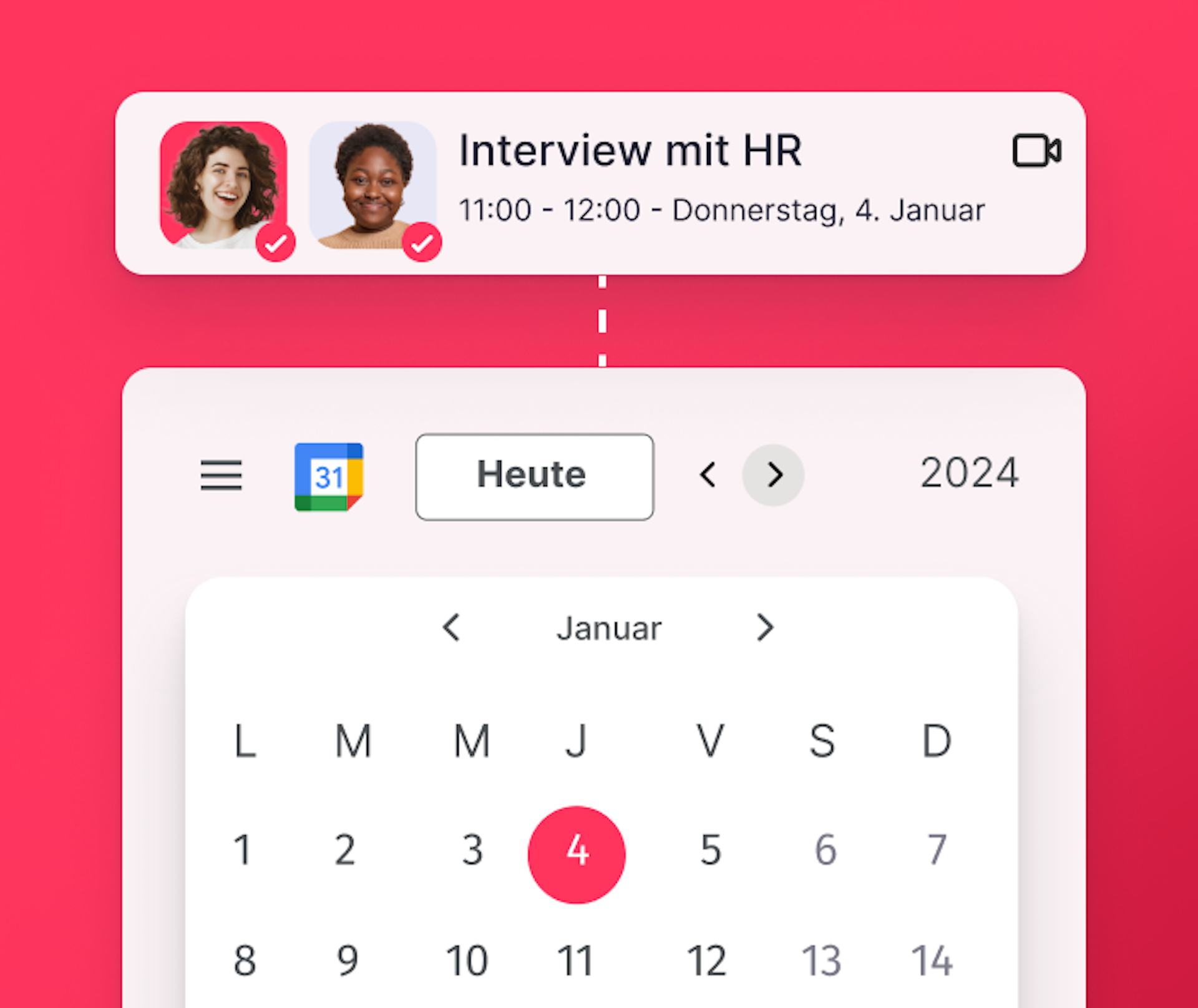 Interviews einfach organisieren