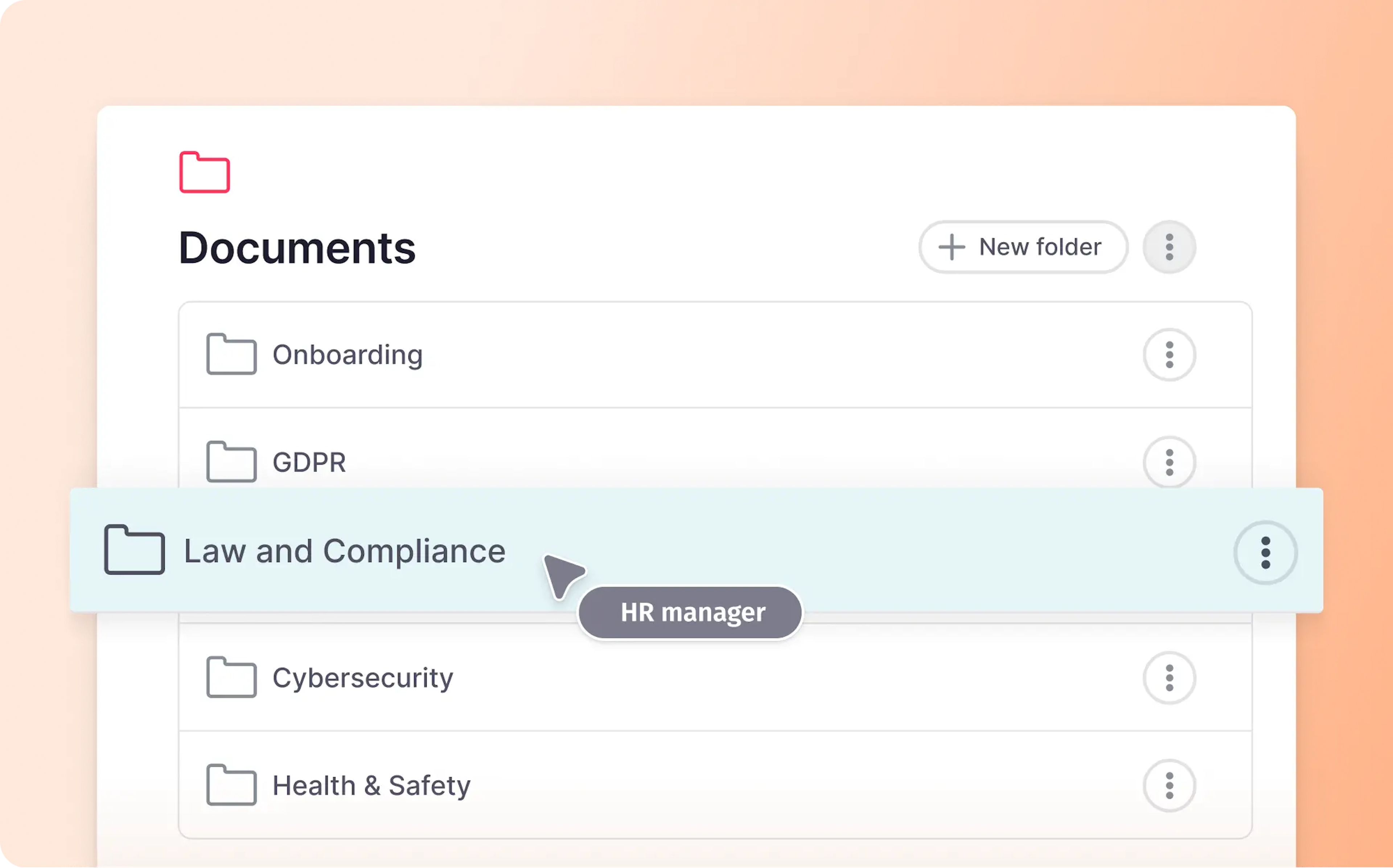 Factorial's DMS (document management system) for HR