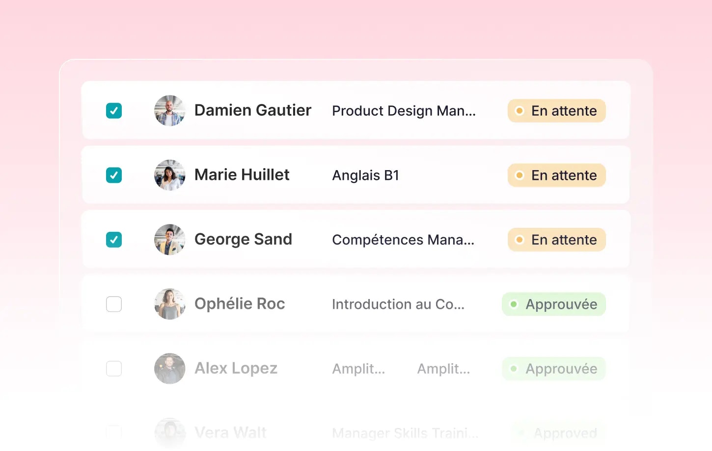 Gestion de la formation