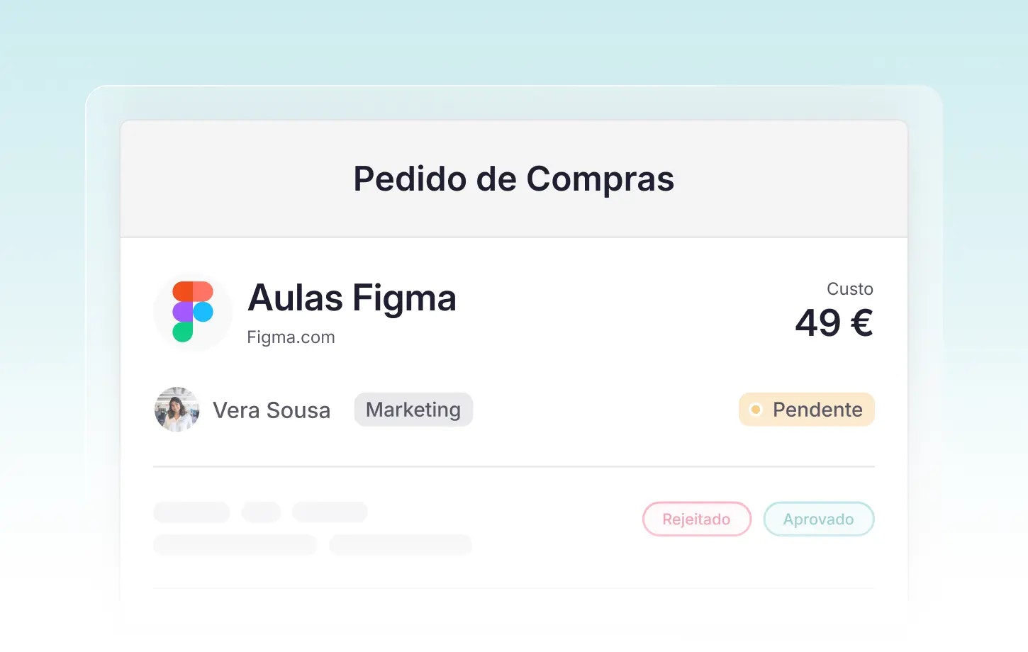 Requisições de compra Requisições de compra
