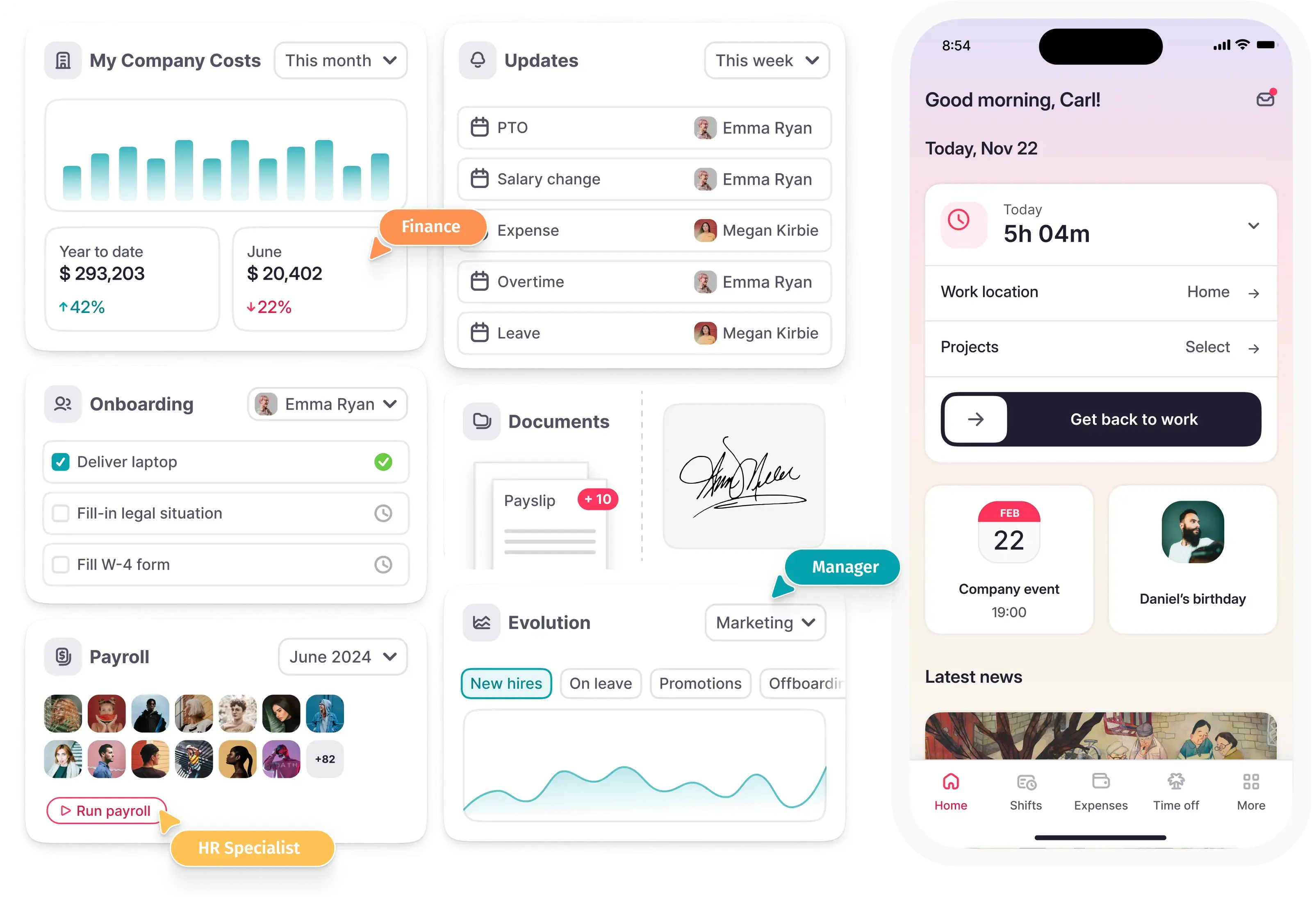 core hr software employee platform core hr
