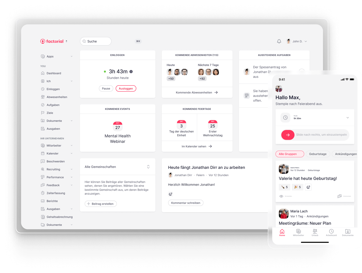dashboard + mobile dashboard + mobile