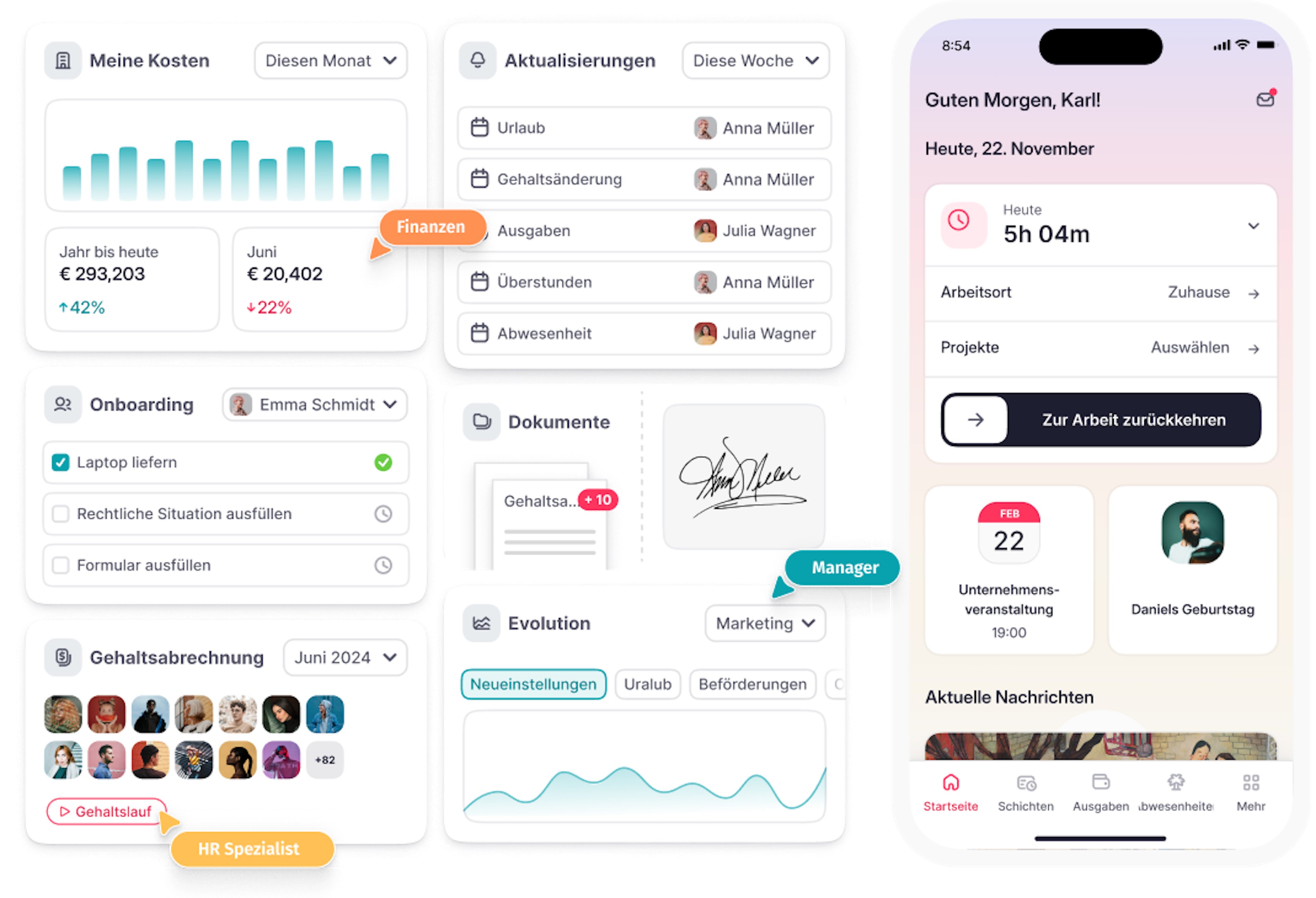 Core Landing page germany