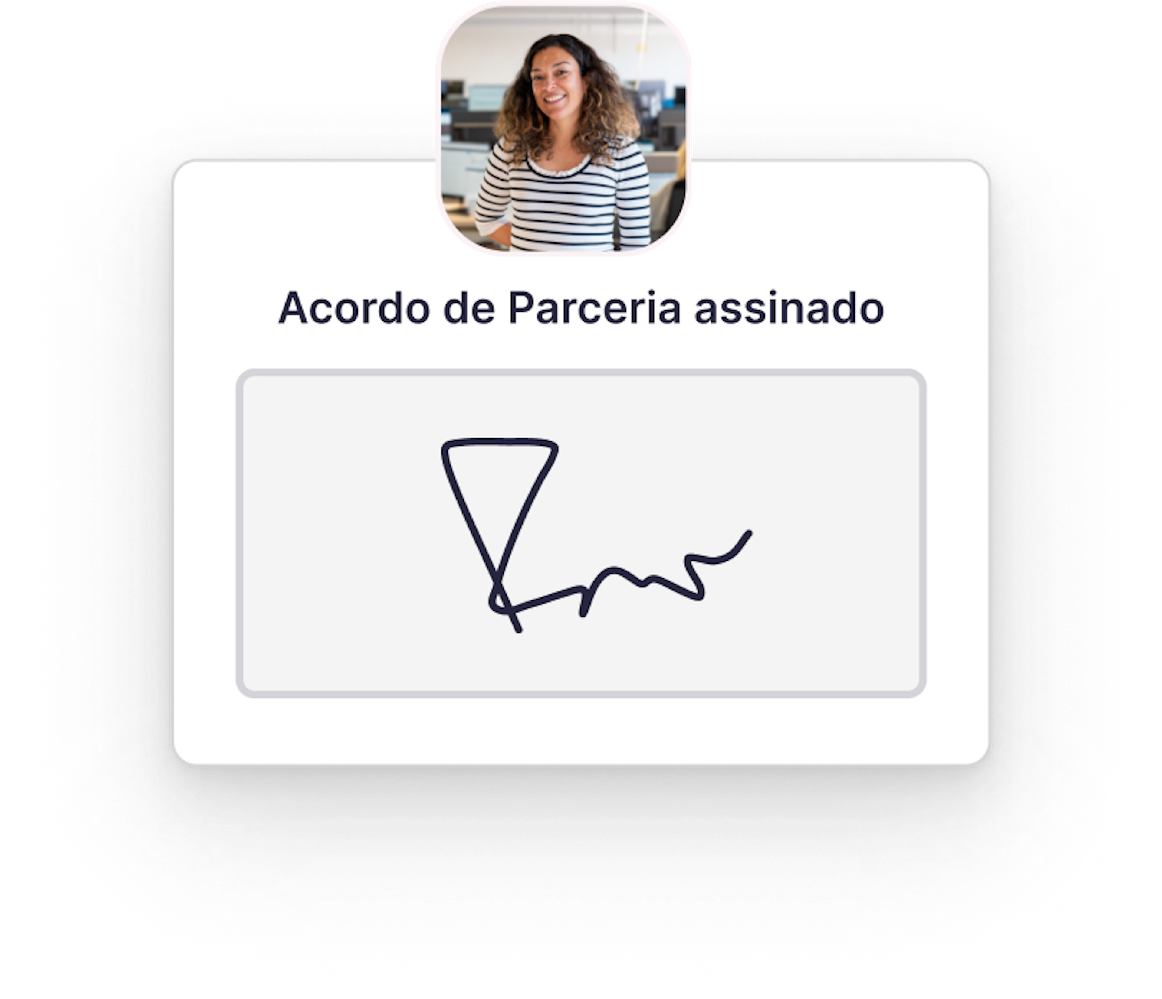 acordo parceria assinatura