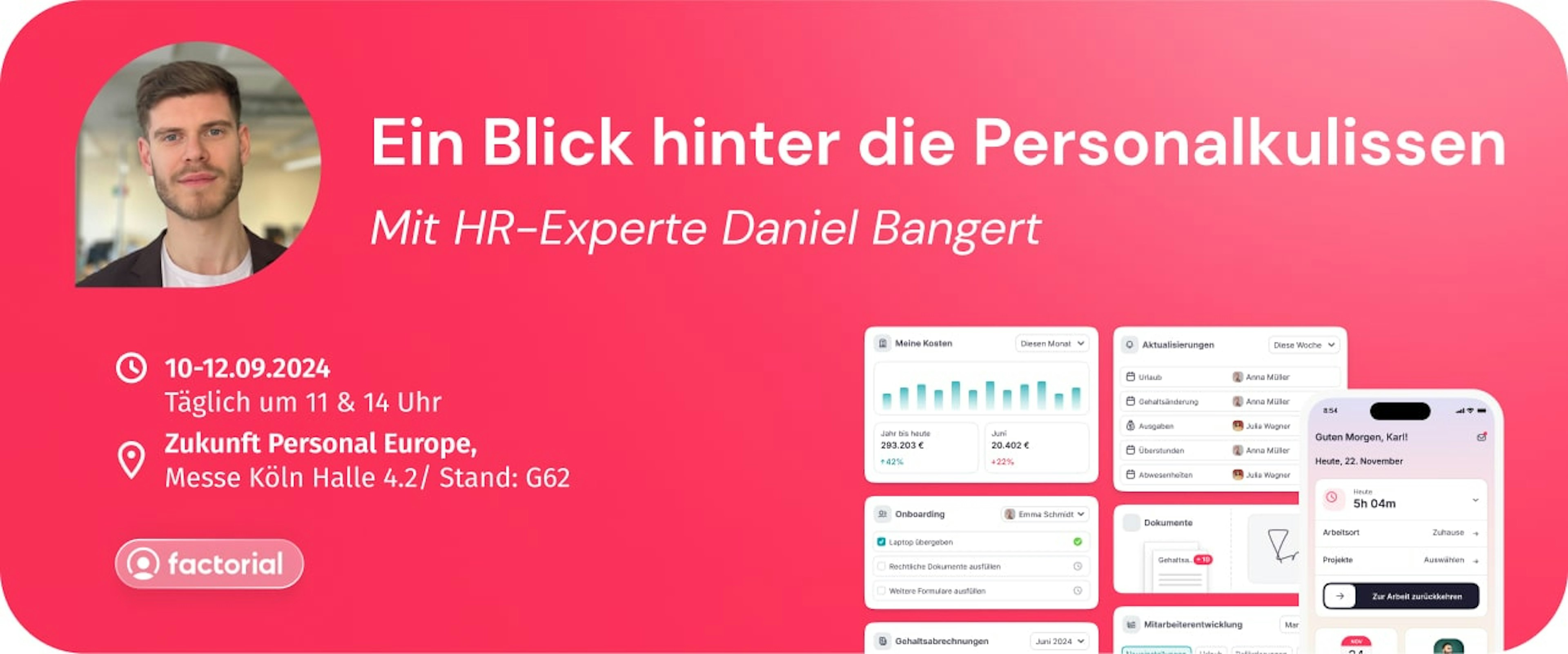 HR Experte Daniel Bangert spricht über typische Herausforderungen im HR Bereich