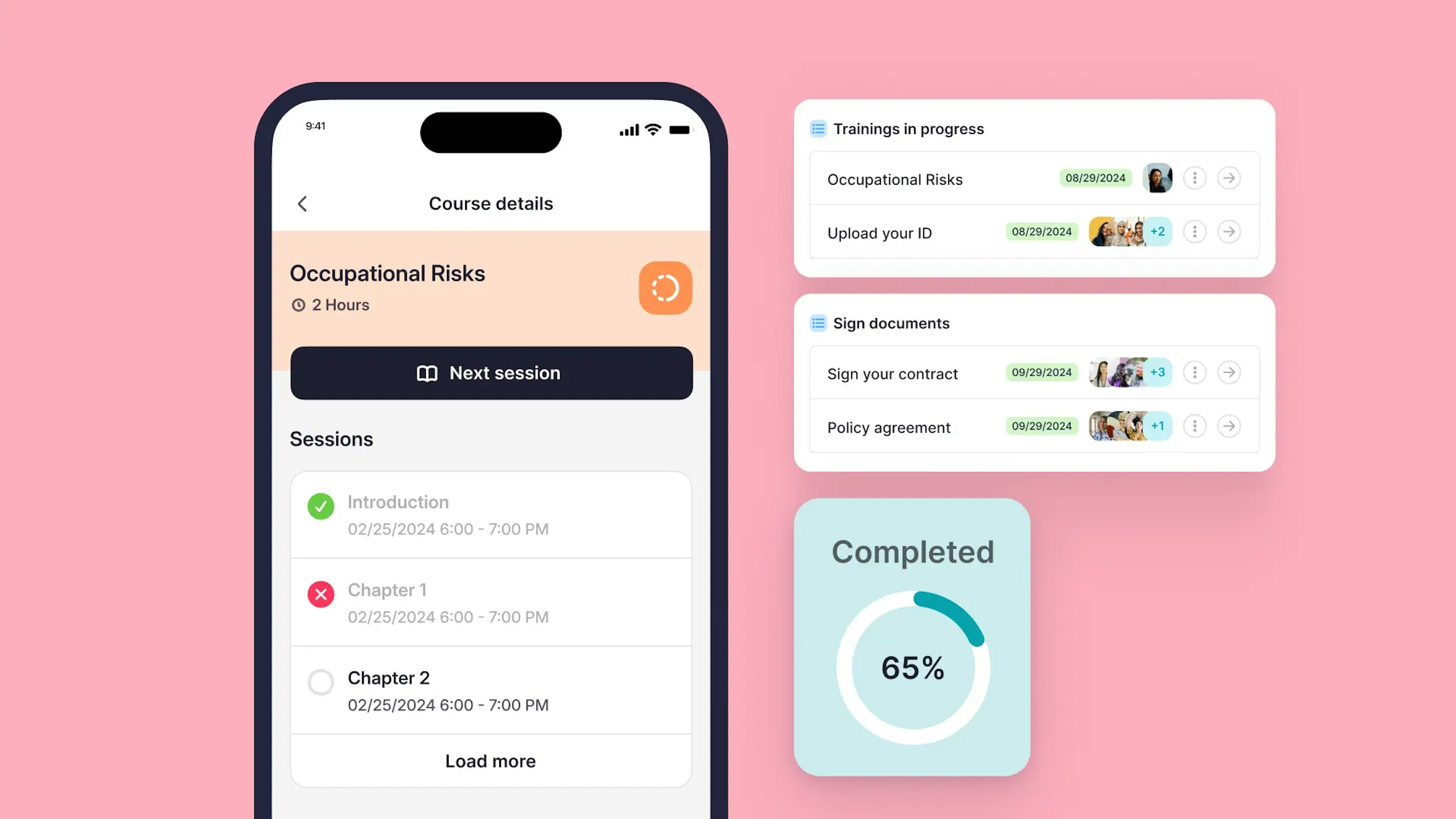 Training management mobile