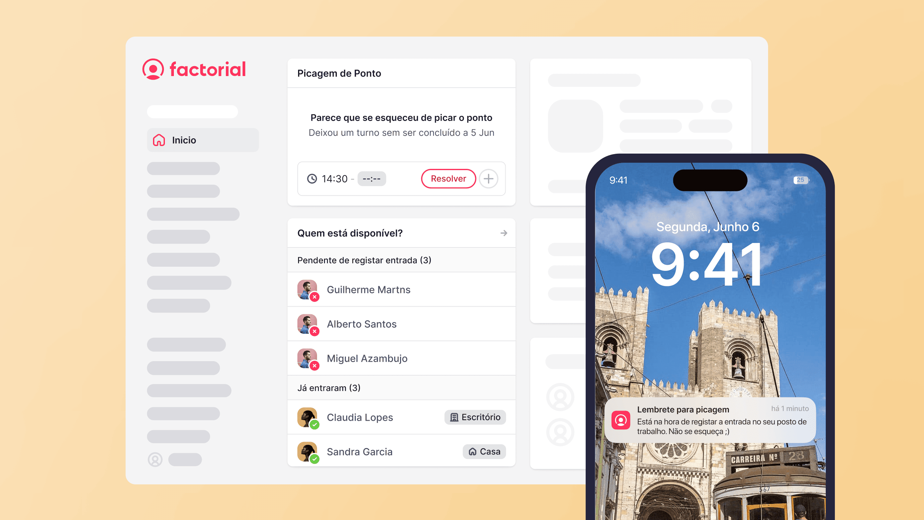 Painel de Assiduidade