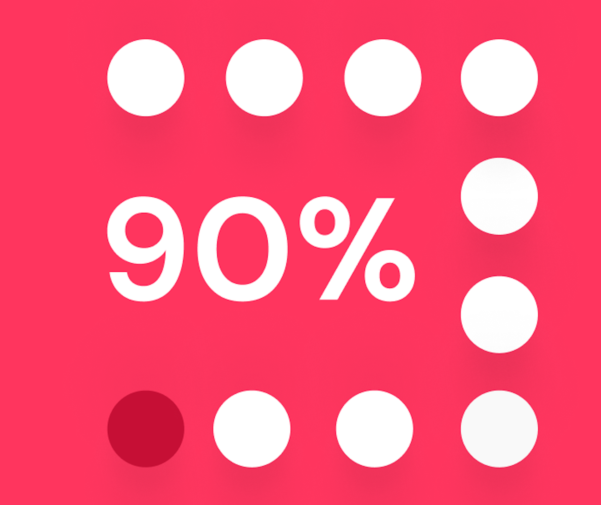 90%