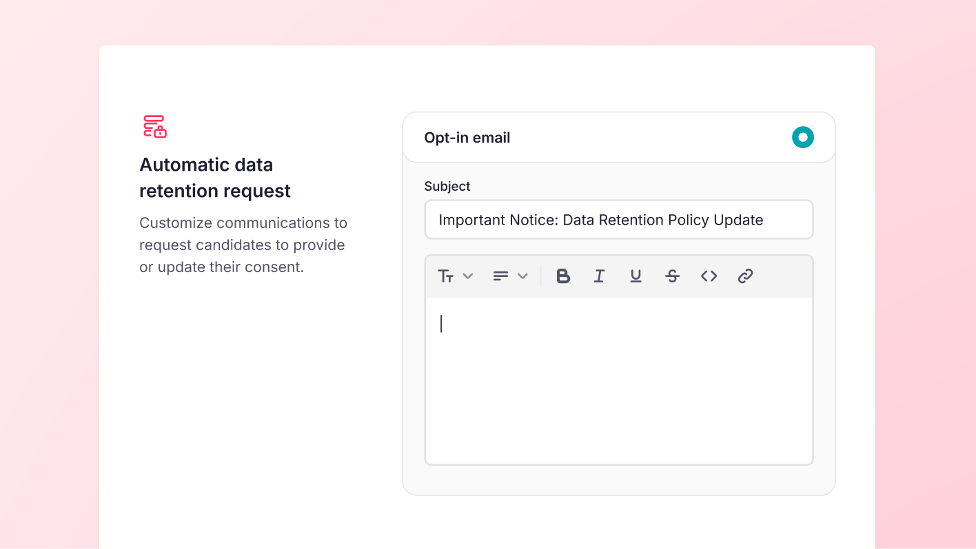 Automate GDPR consent renewal requests
