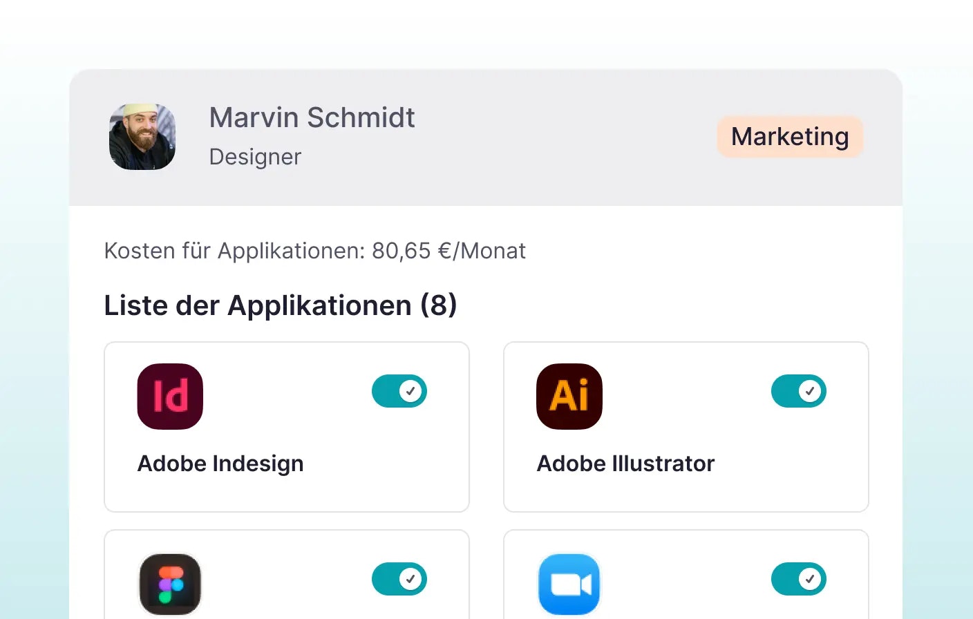 software_management_usage_de software_management_usage_de