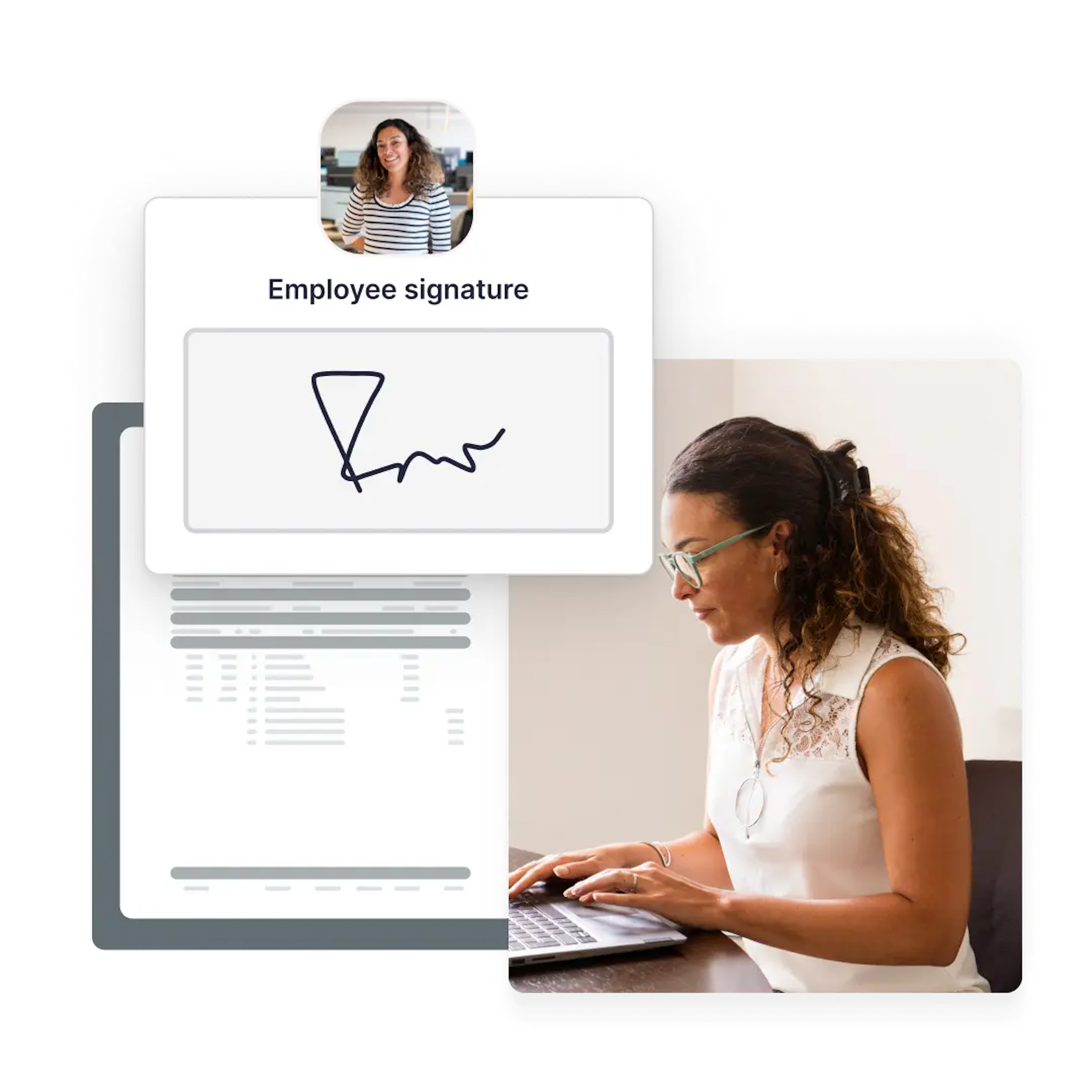 electronically signing documents with hrms software features