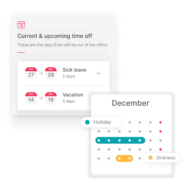 hrms software holiday and absences features