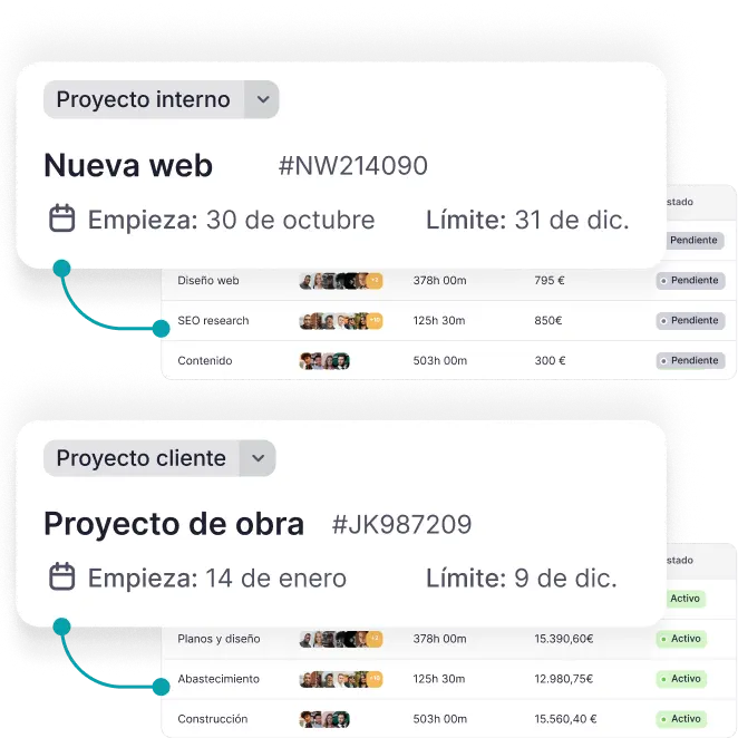 Factorial software de gestión de proyectos gestión de proyectos programa