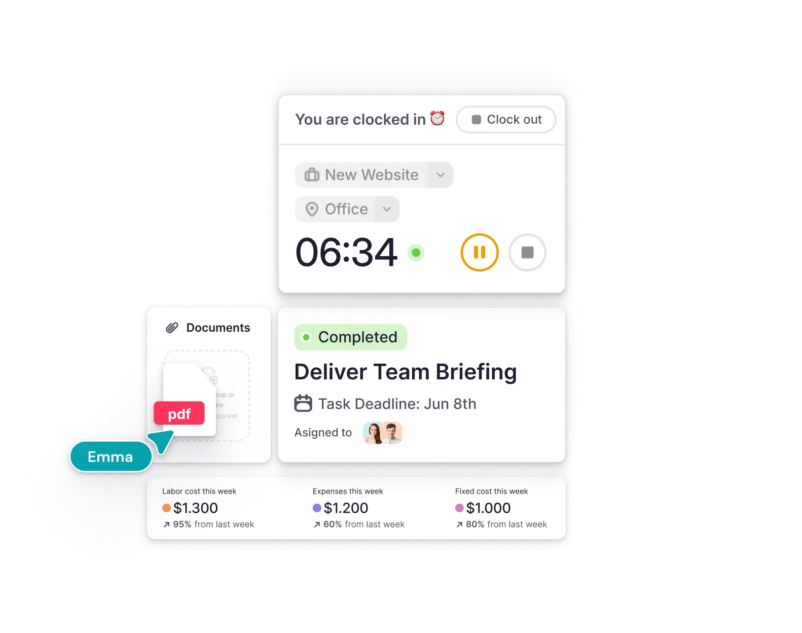 project management sofwtare project cost tracking