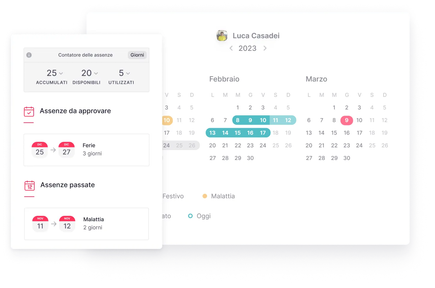 Assenze Dashboard Assenze Dashboard