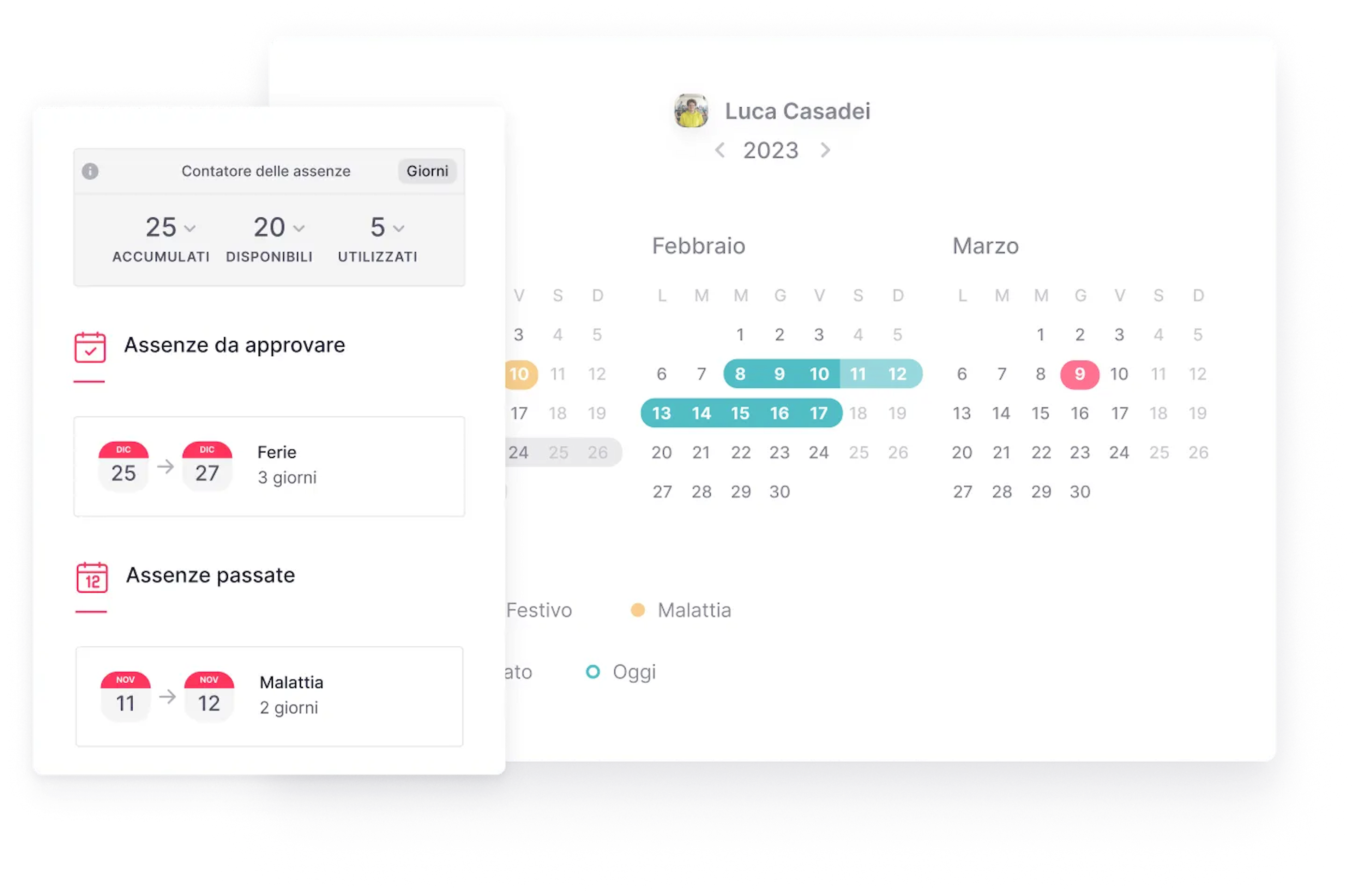 Assenze Dashboard