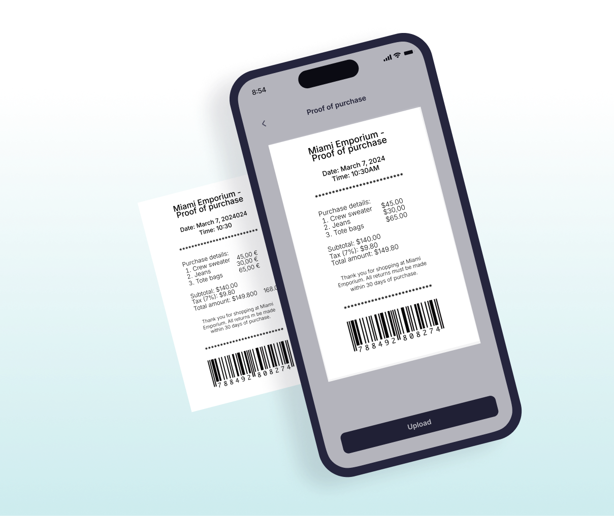 Factorial expense management receipt scanner Factorial expense management receipt scanner