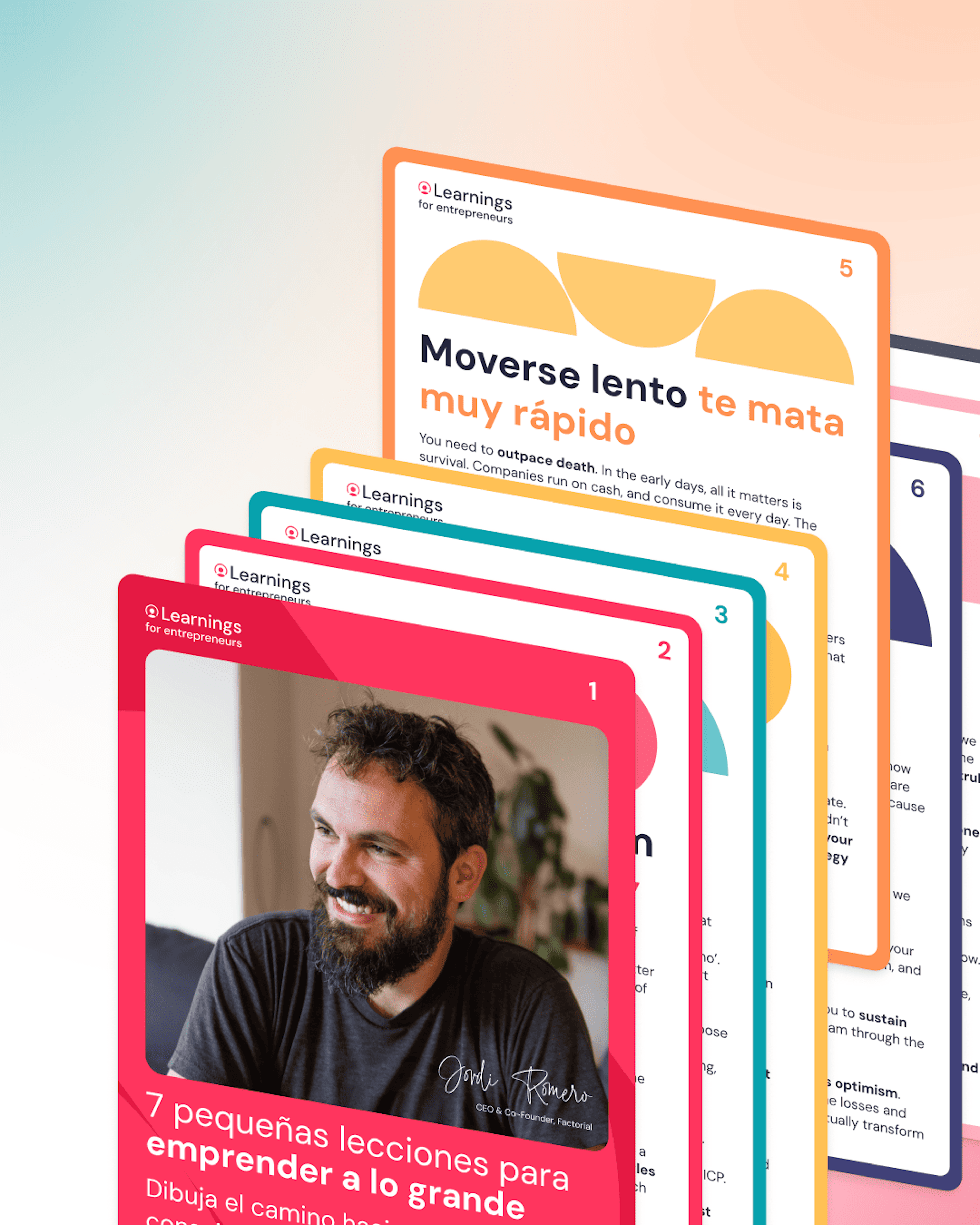 Jordi lecciones para emprendedores