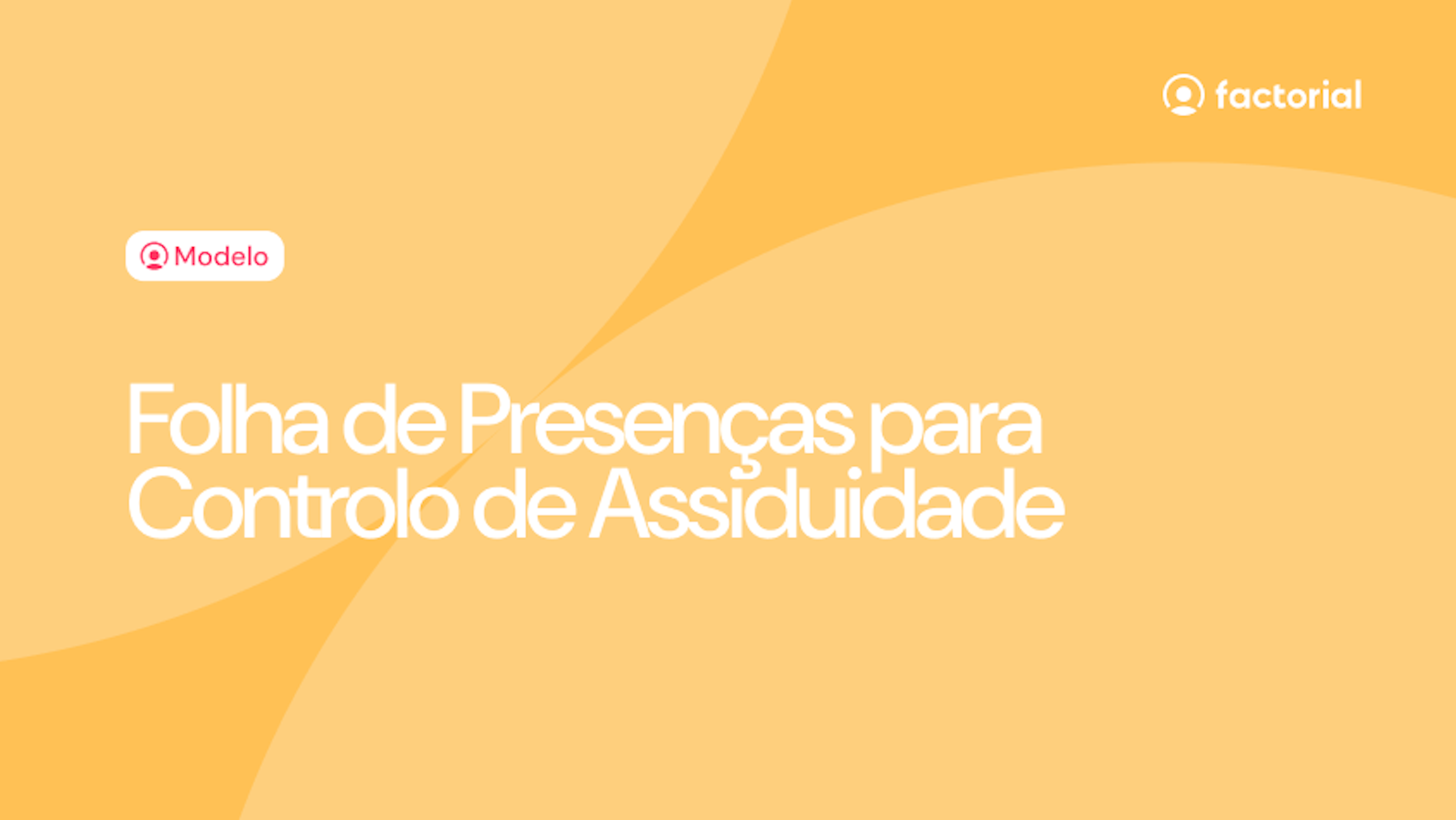 Modelo Folha de presença