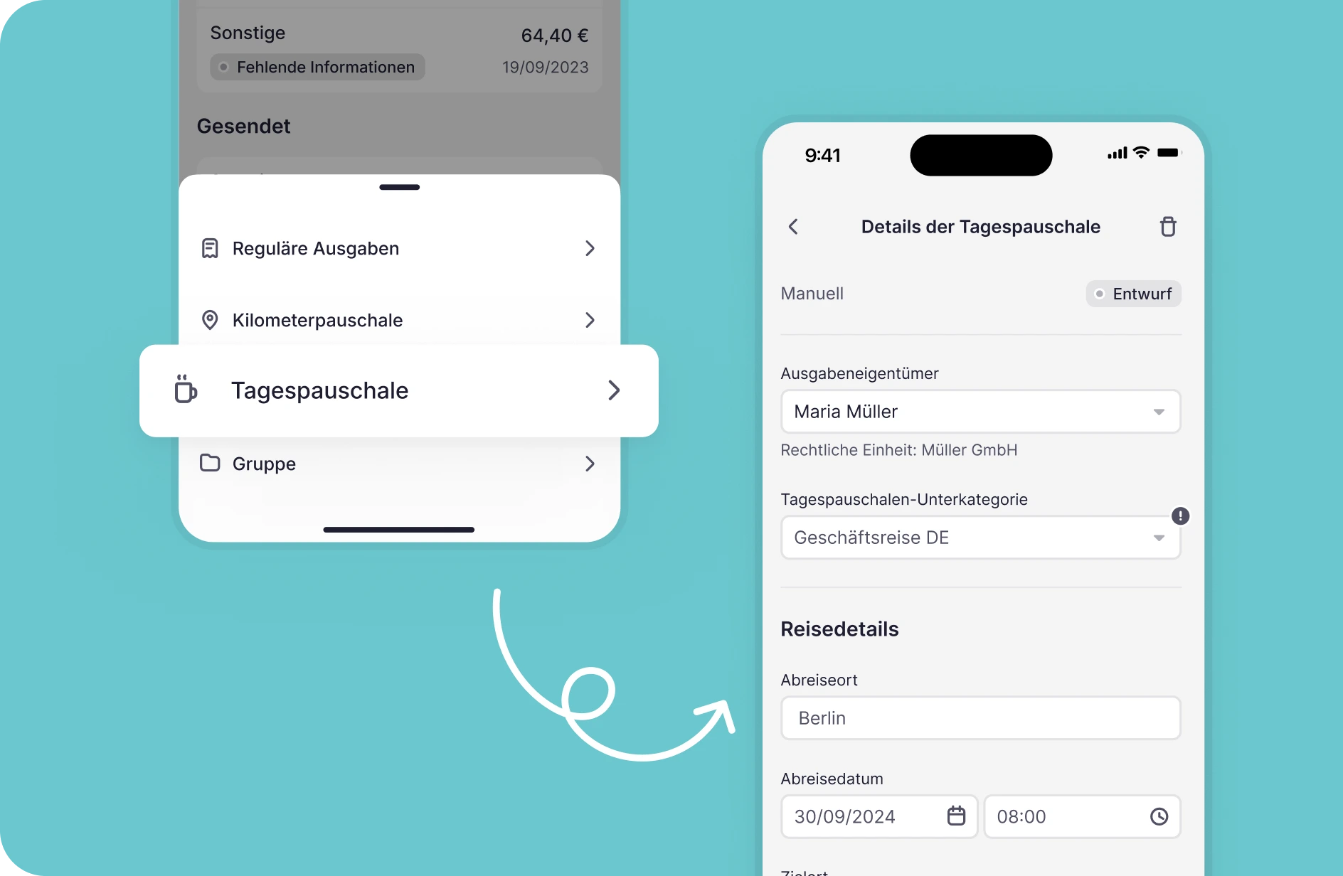 reisekostenabrechnung tagesausgaben