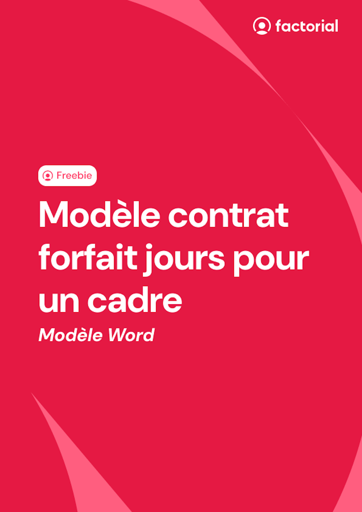 Modèle de contrat de forfait jours pour un cadre