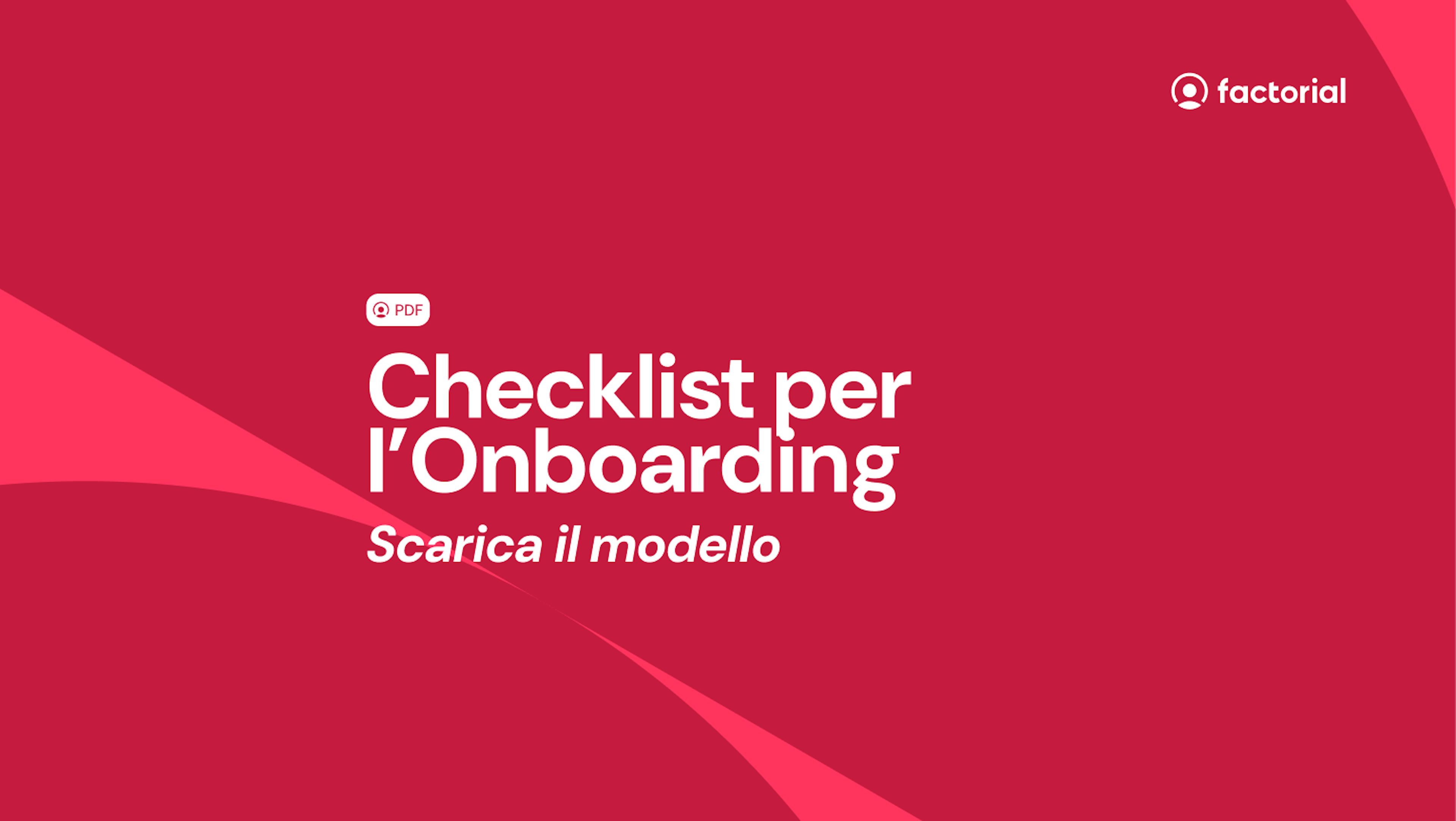 Modello Checklist per l'Onboarding aziendale in PDF di Factorial