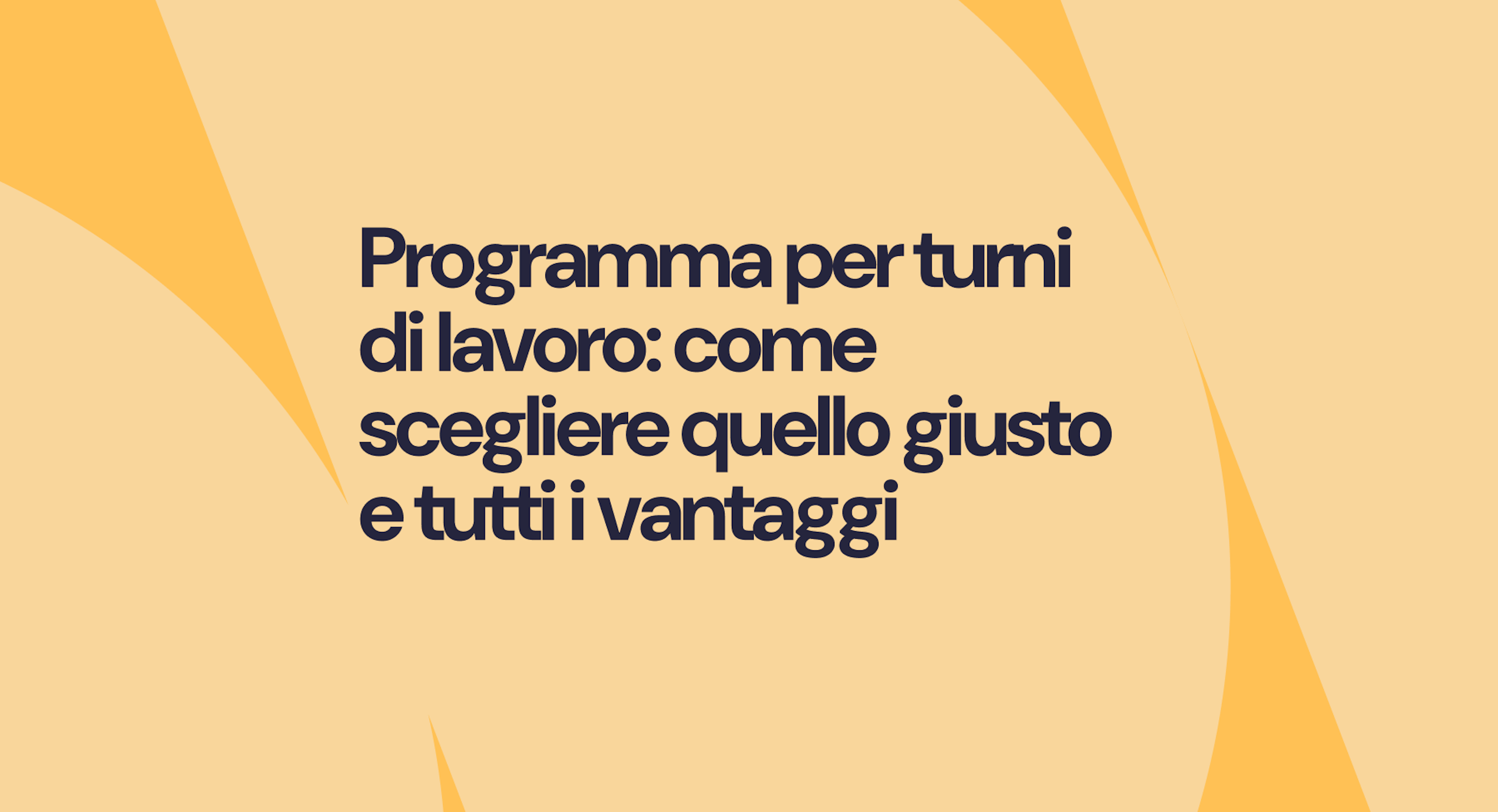 programma per turni di lavoro