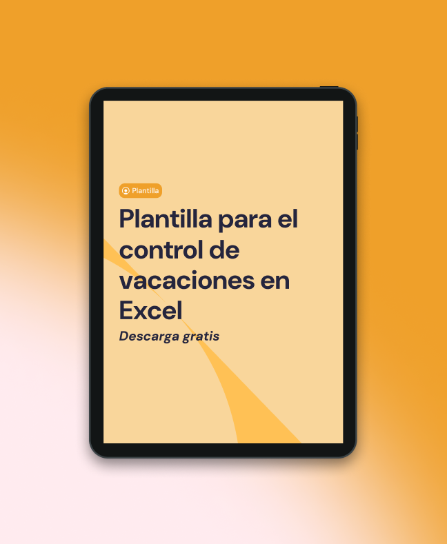 Plantilla para el control de vacaciones en Excel Plantilla para el control de vacaciones en Excel