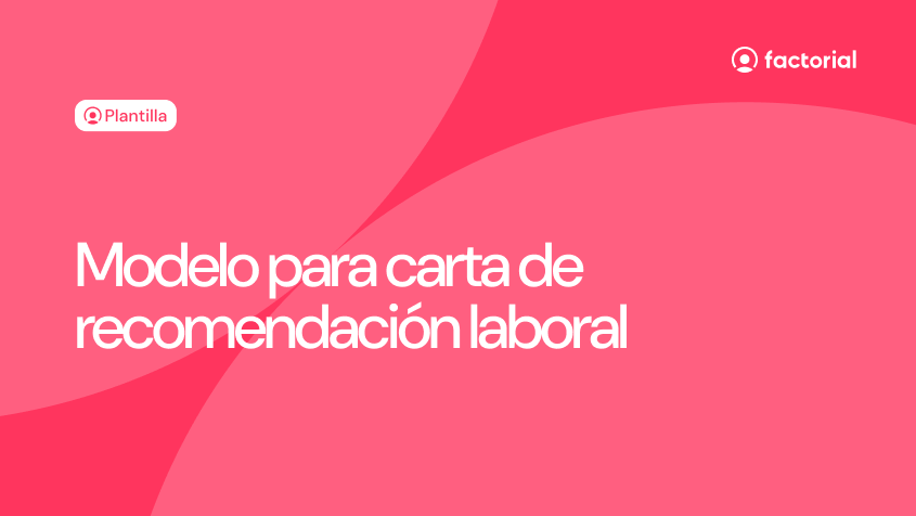 Modelo para carta de recomendación laboral Modelo para carta de recomendación laboral