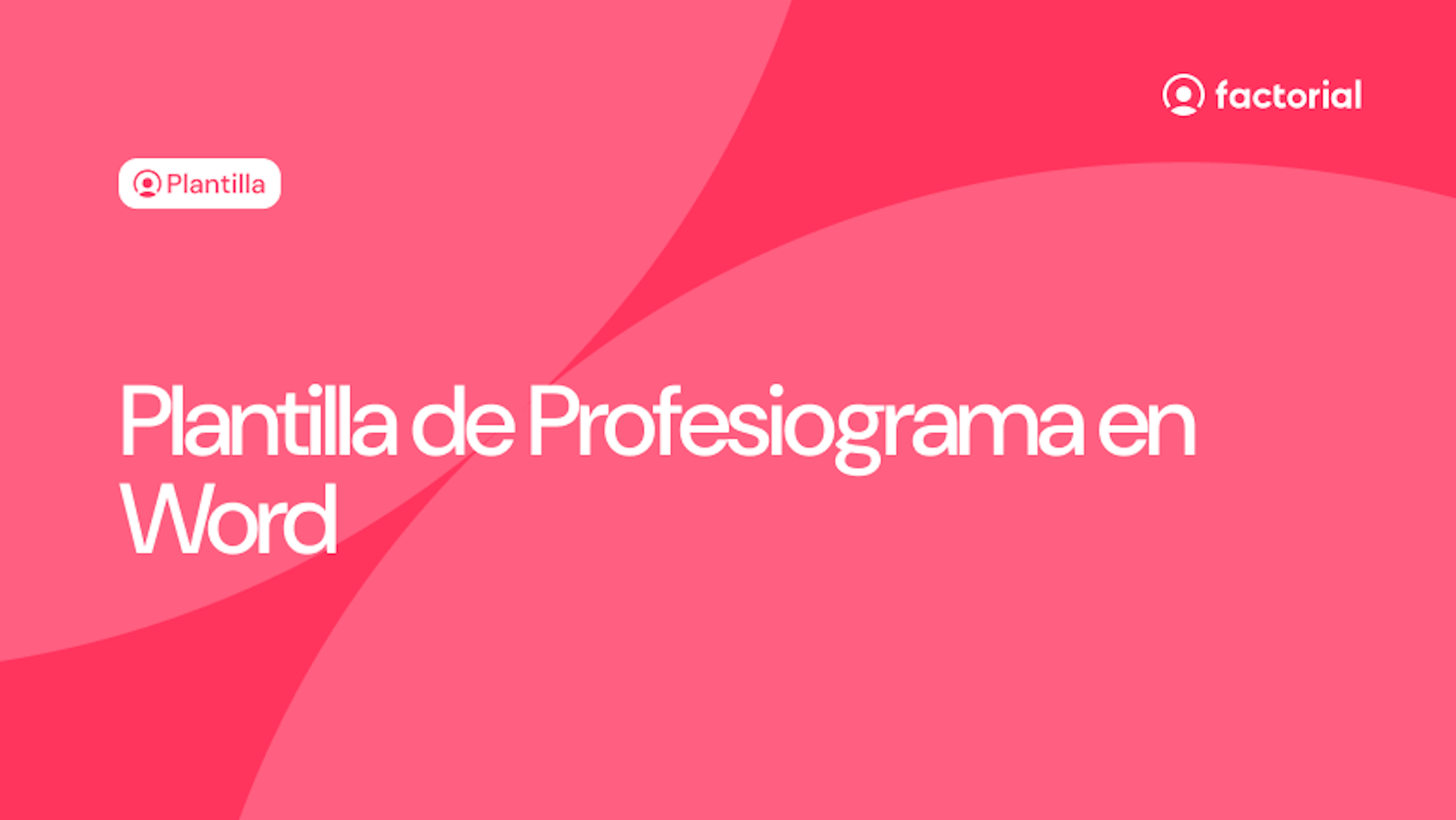 Plantilla de profesiograma en word