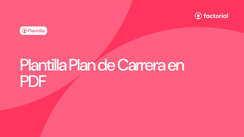 Plantilla Plan de Carrera en PDF Plantilla Plan de Carrera en PDF