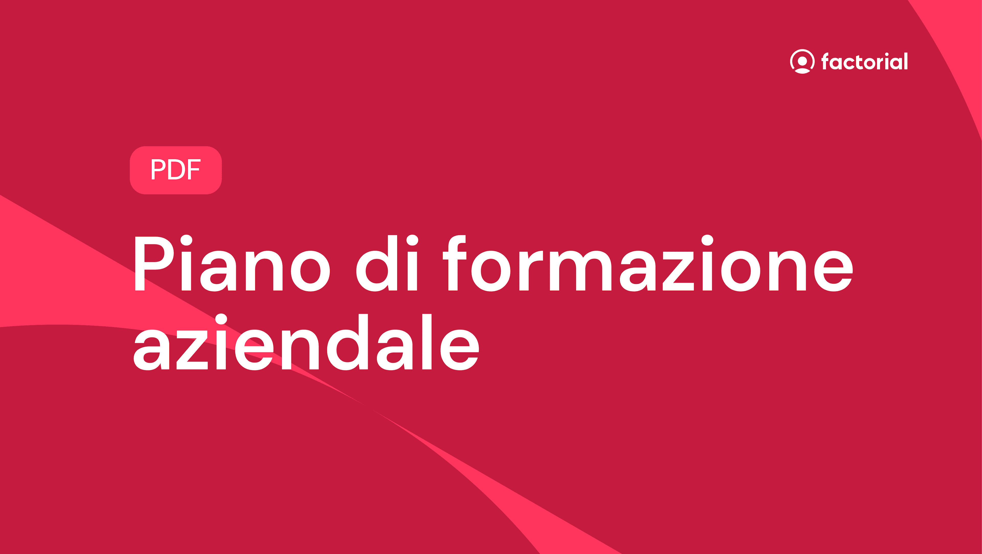 Piano di formazione aziendale gratuito di Factorial