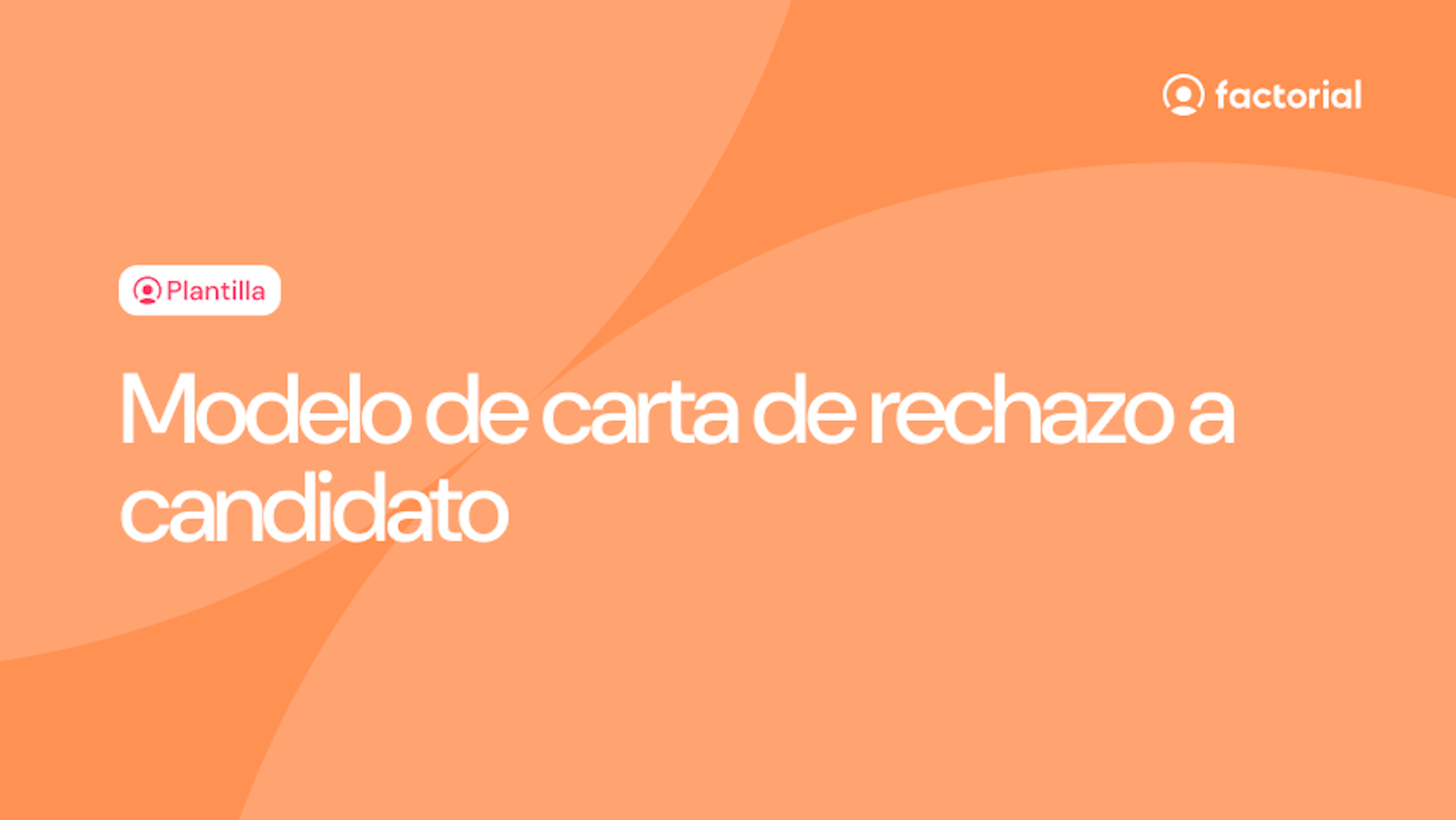 Modelo de carta de rechazo a candidato
