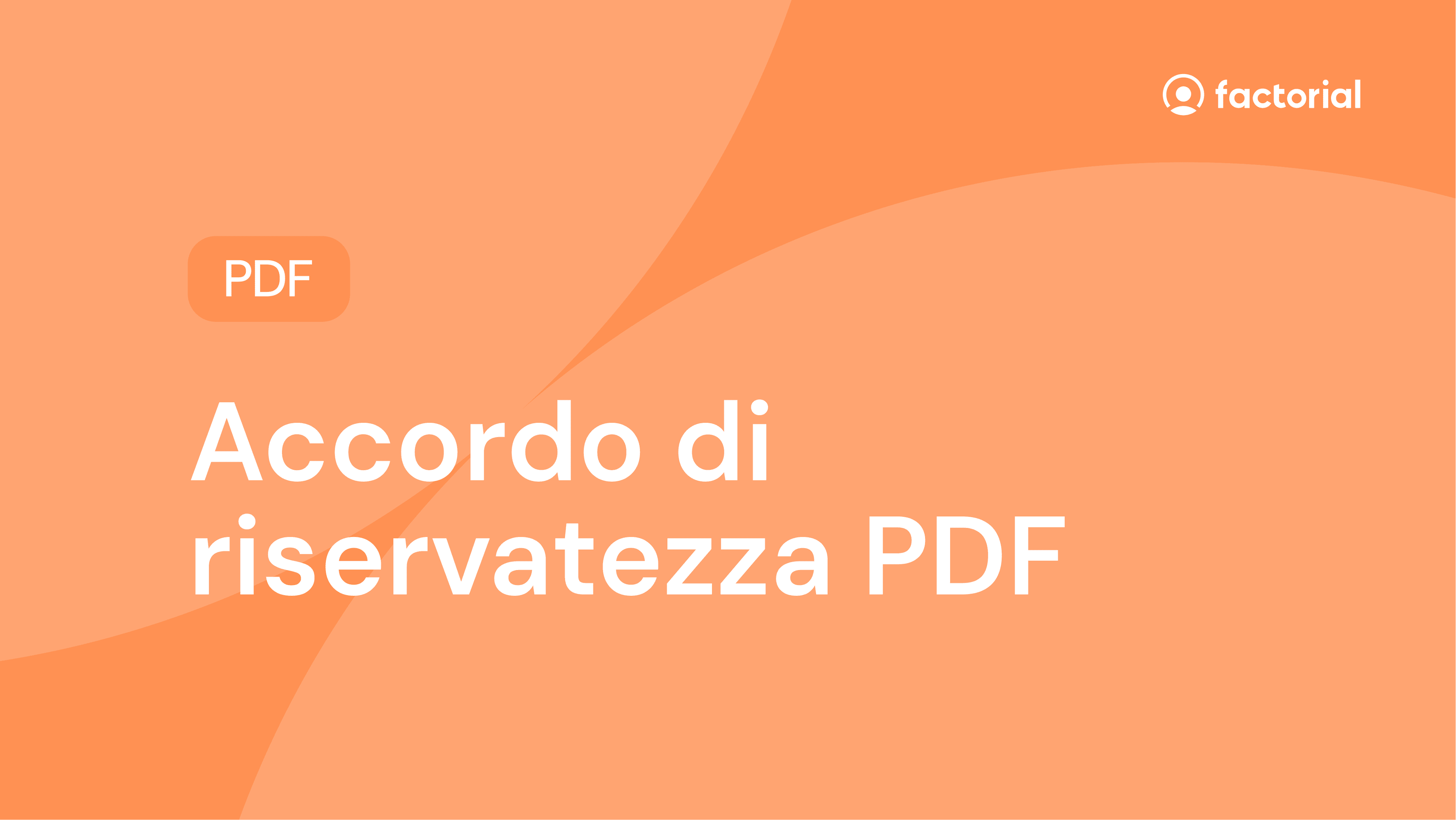 Accordo di riservatezza PDF gratuito di Factorial