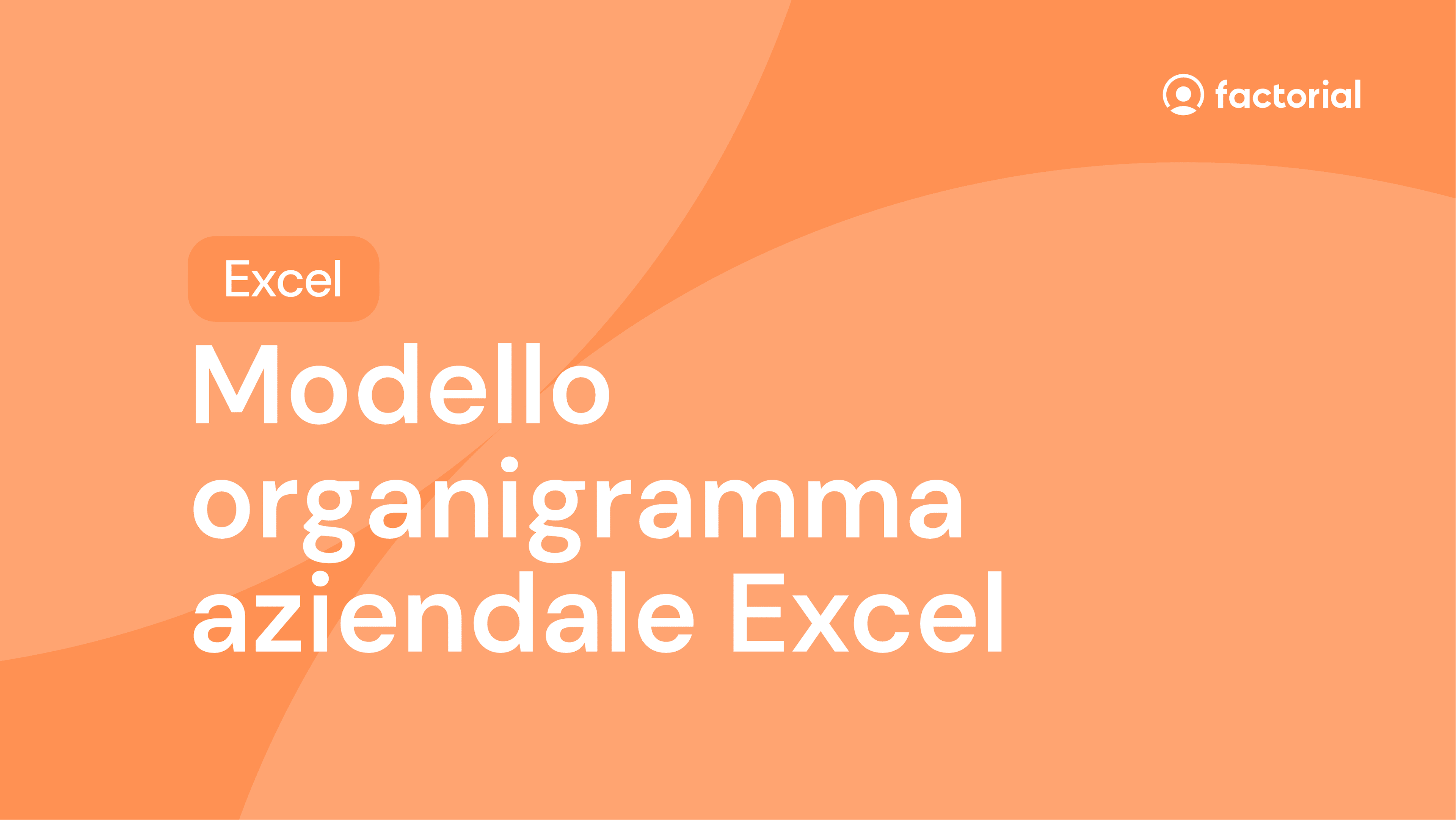 Organigramma aziendale Excel gratuito di Factorial