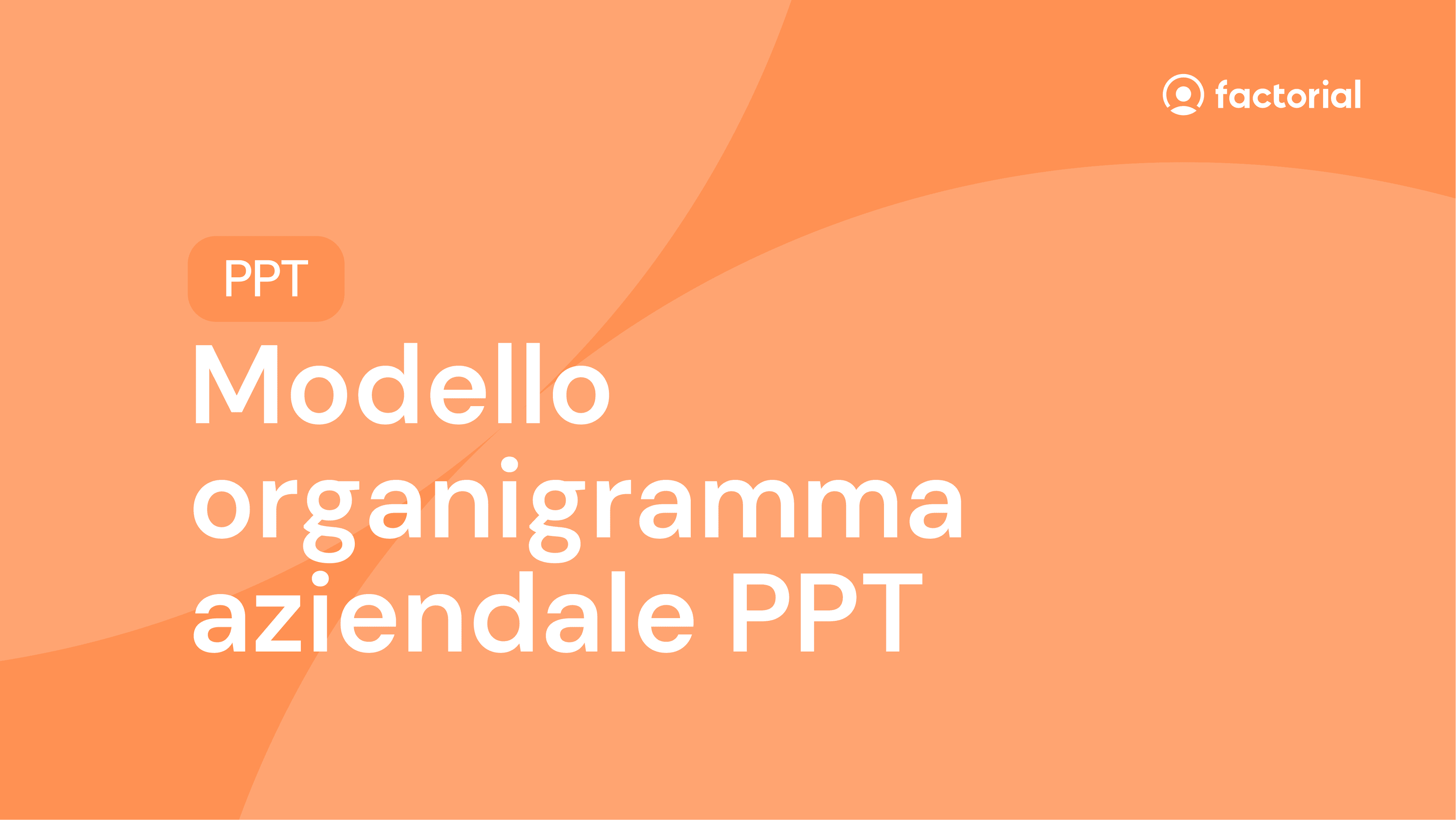Organigramma aziendale PPT gratuito di Factorial