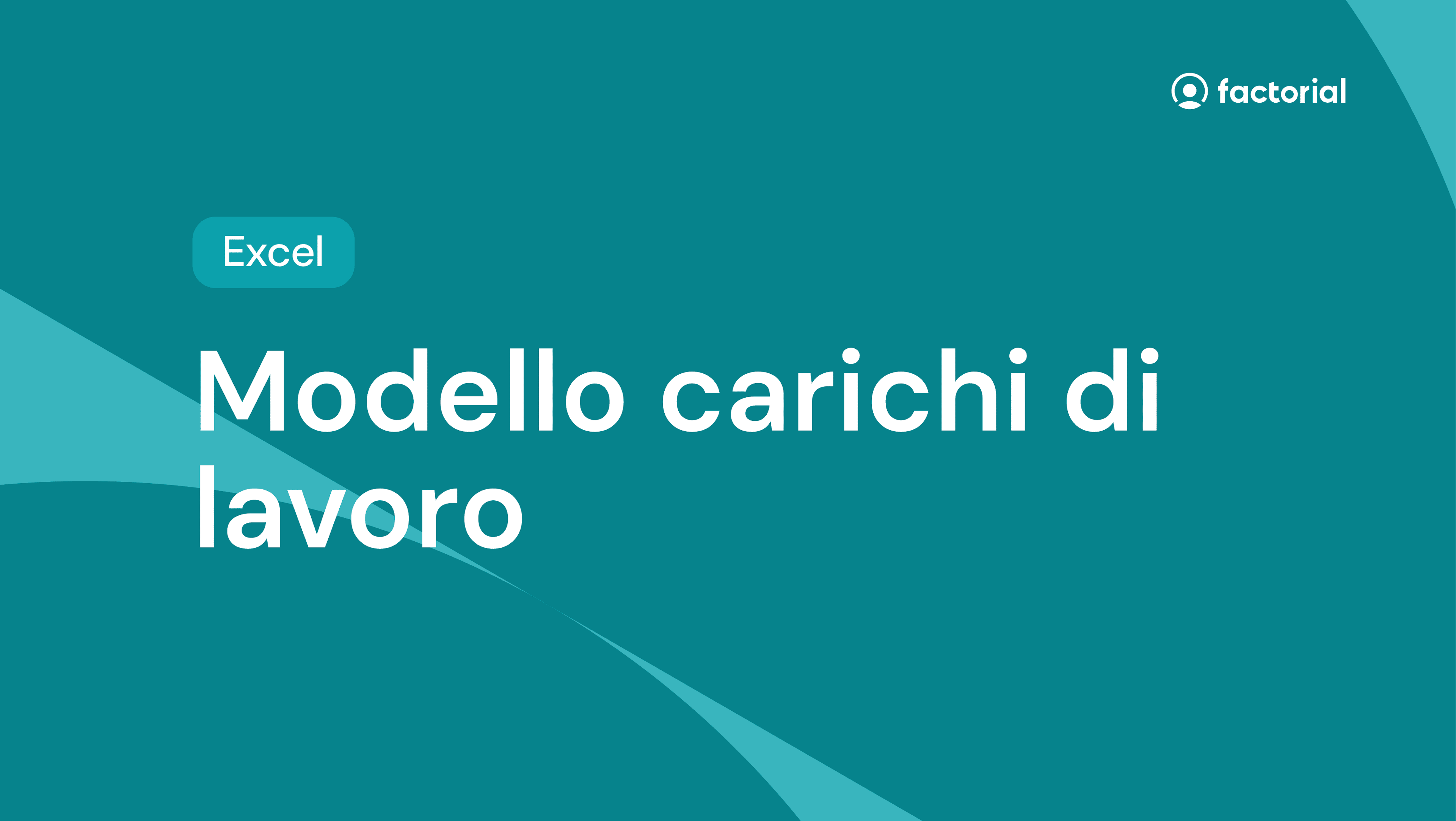 Modello carichi di lavoro excel gratuito di Factorial