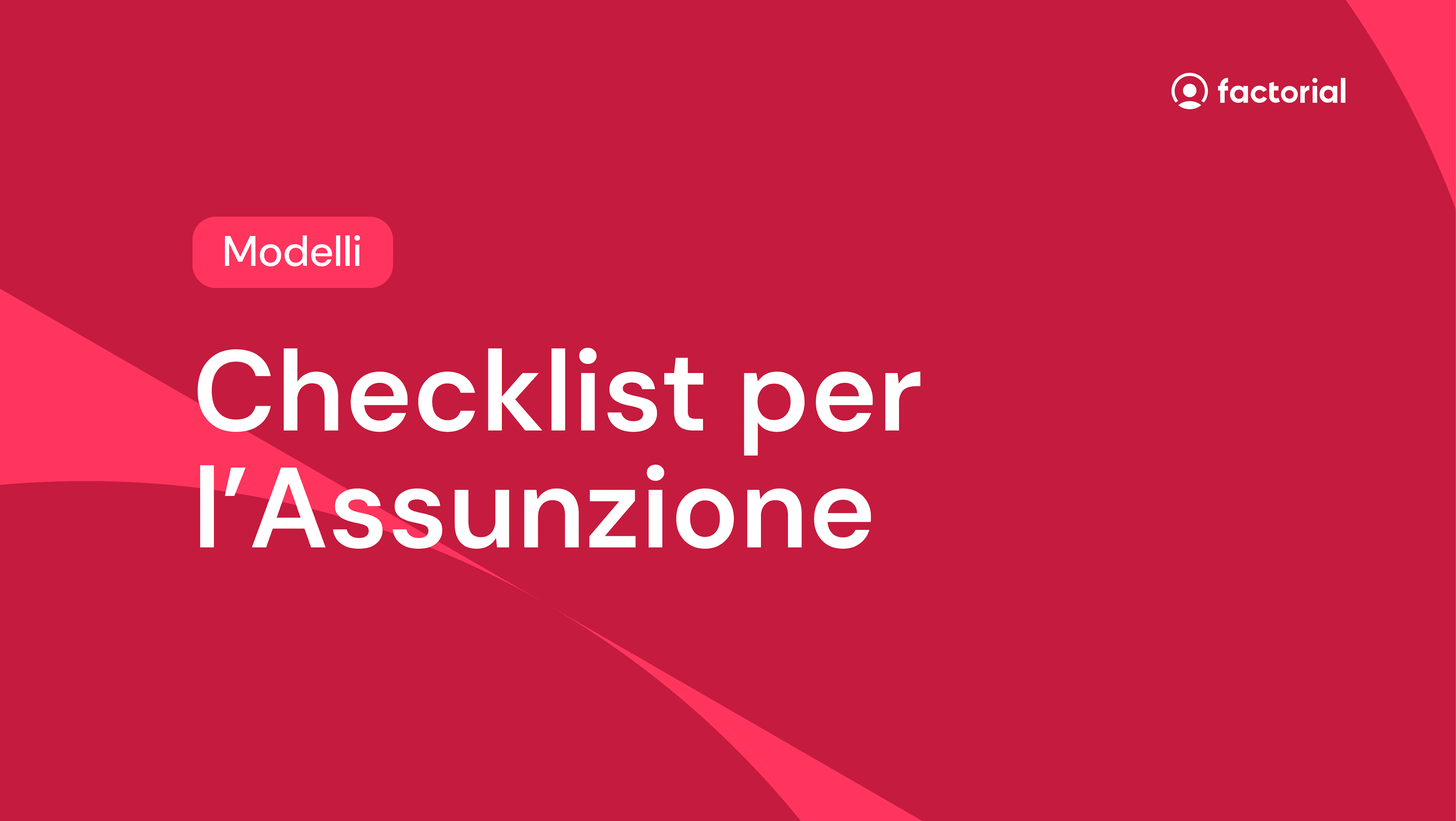 Modello Checklist per l'Assunzione di Factorial