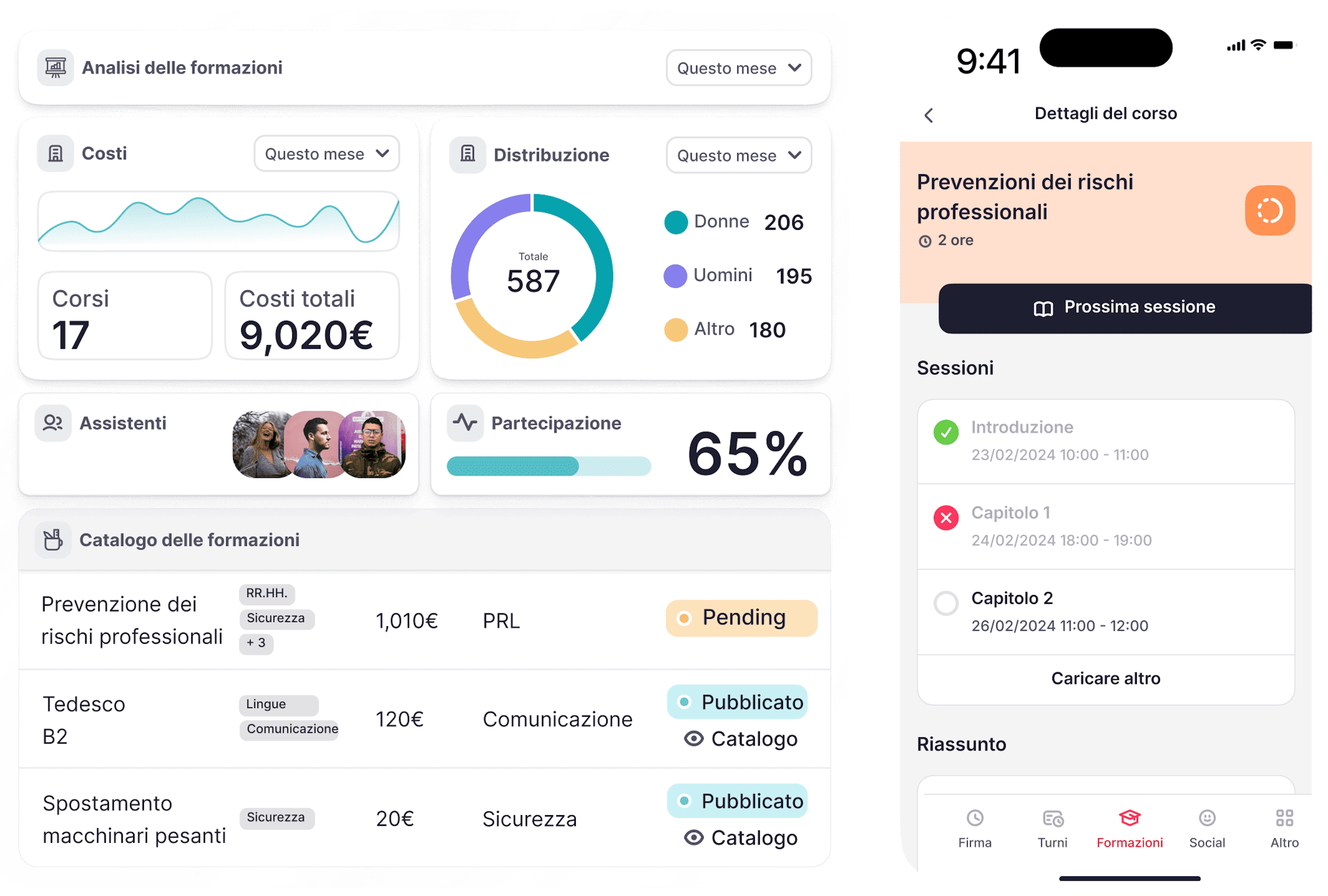 Employee training management software Factorial