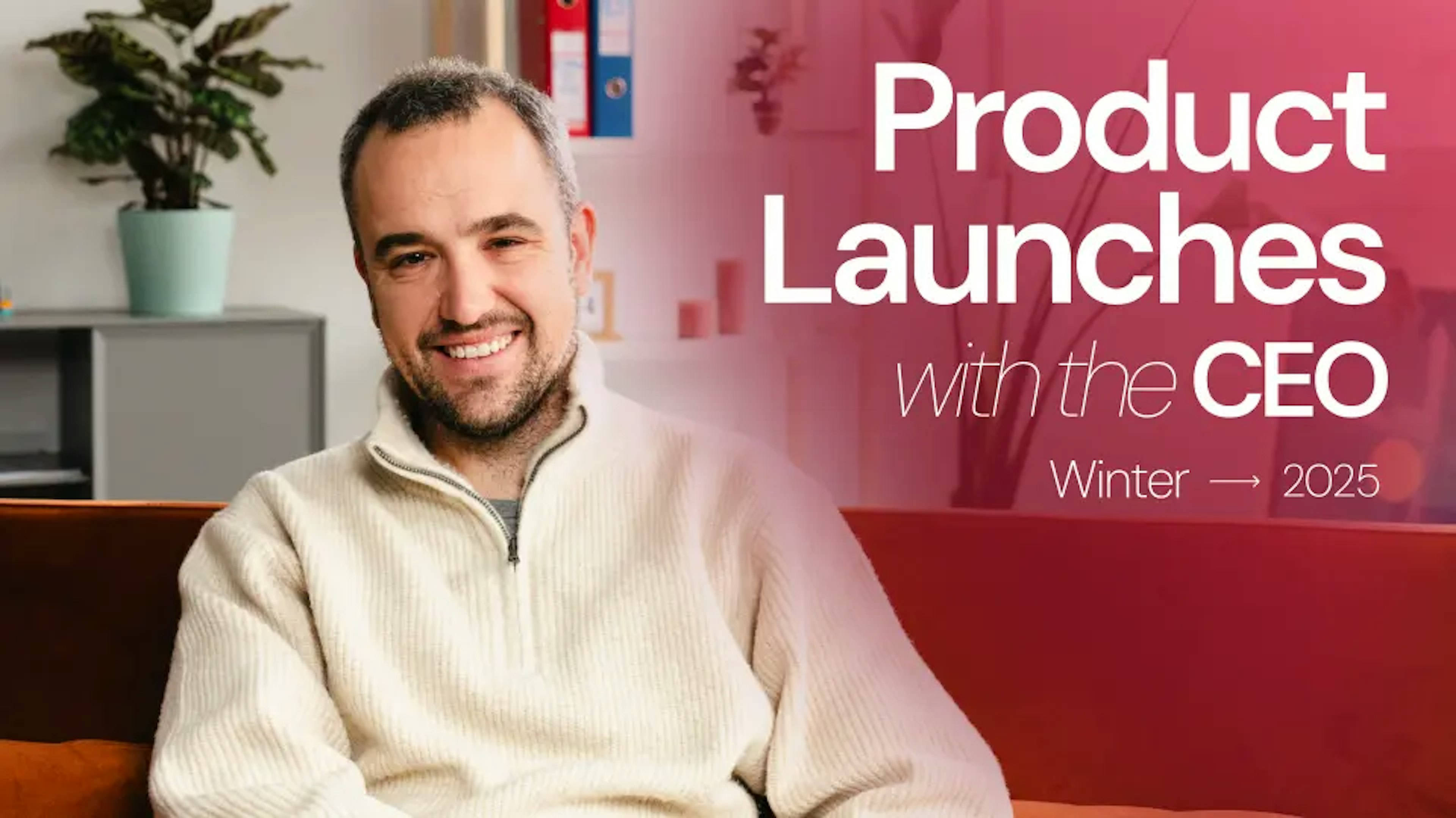 CEO präsentiert Produkteinführungen