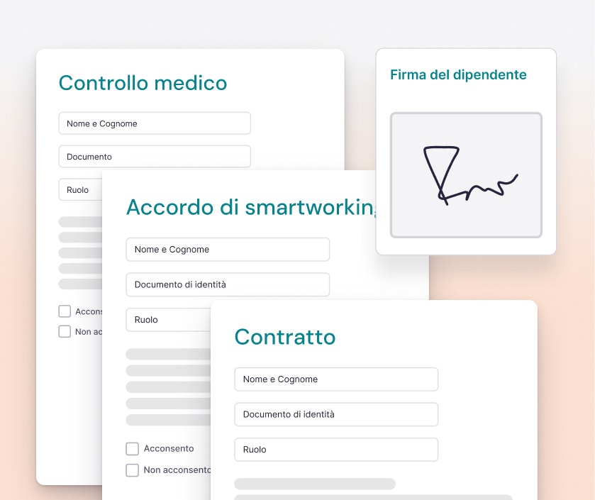 Factorial software di firma elettronica Il software di firma elettronica avanzata per i documenti aziendali